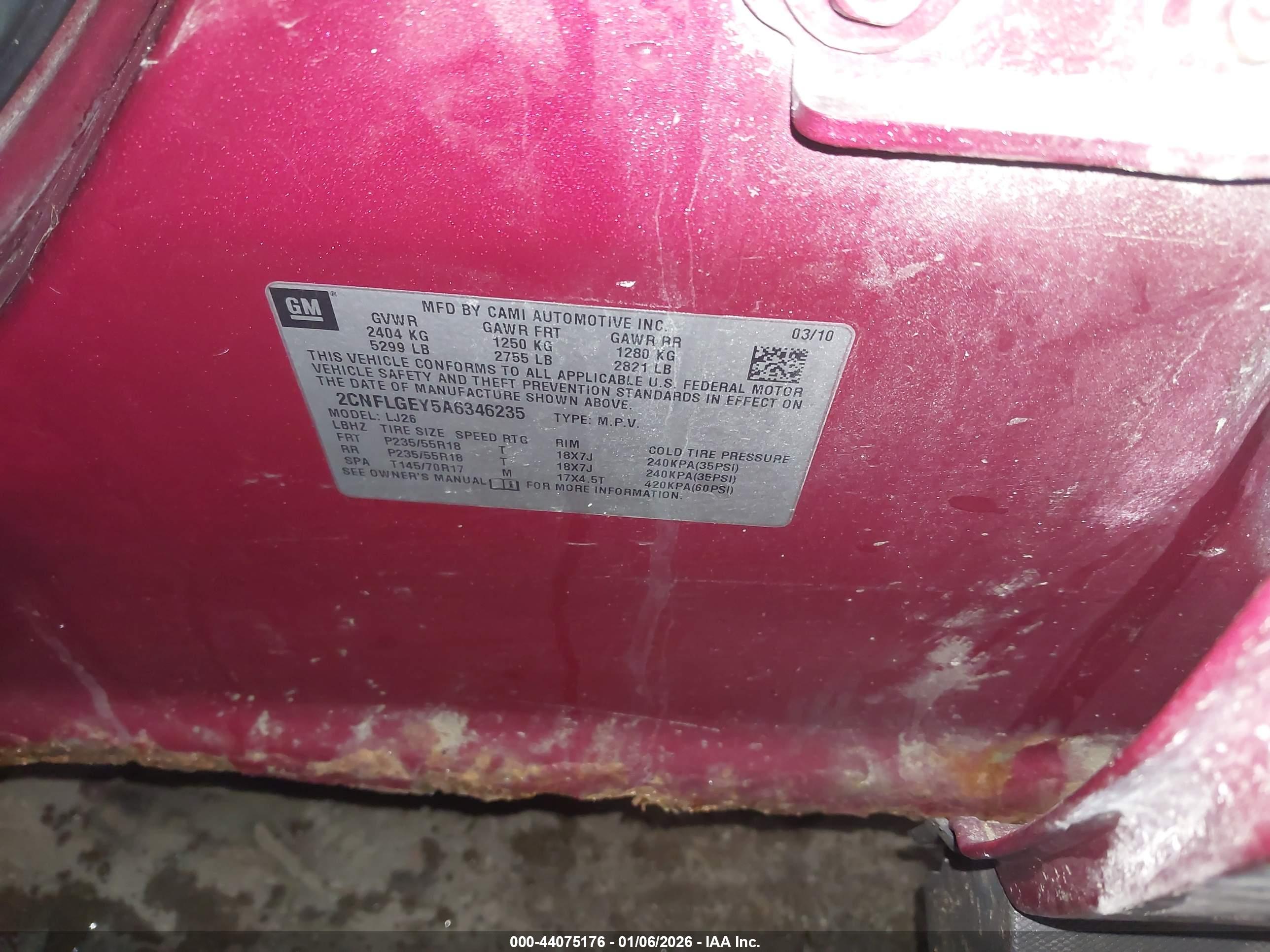 CHEVROLET EQUINOX image 9