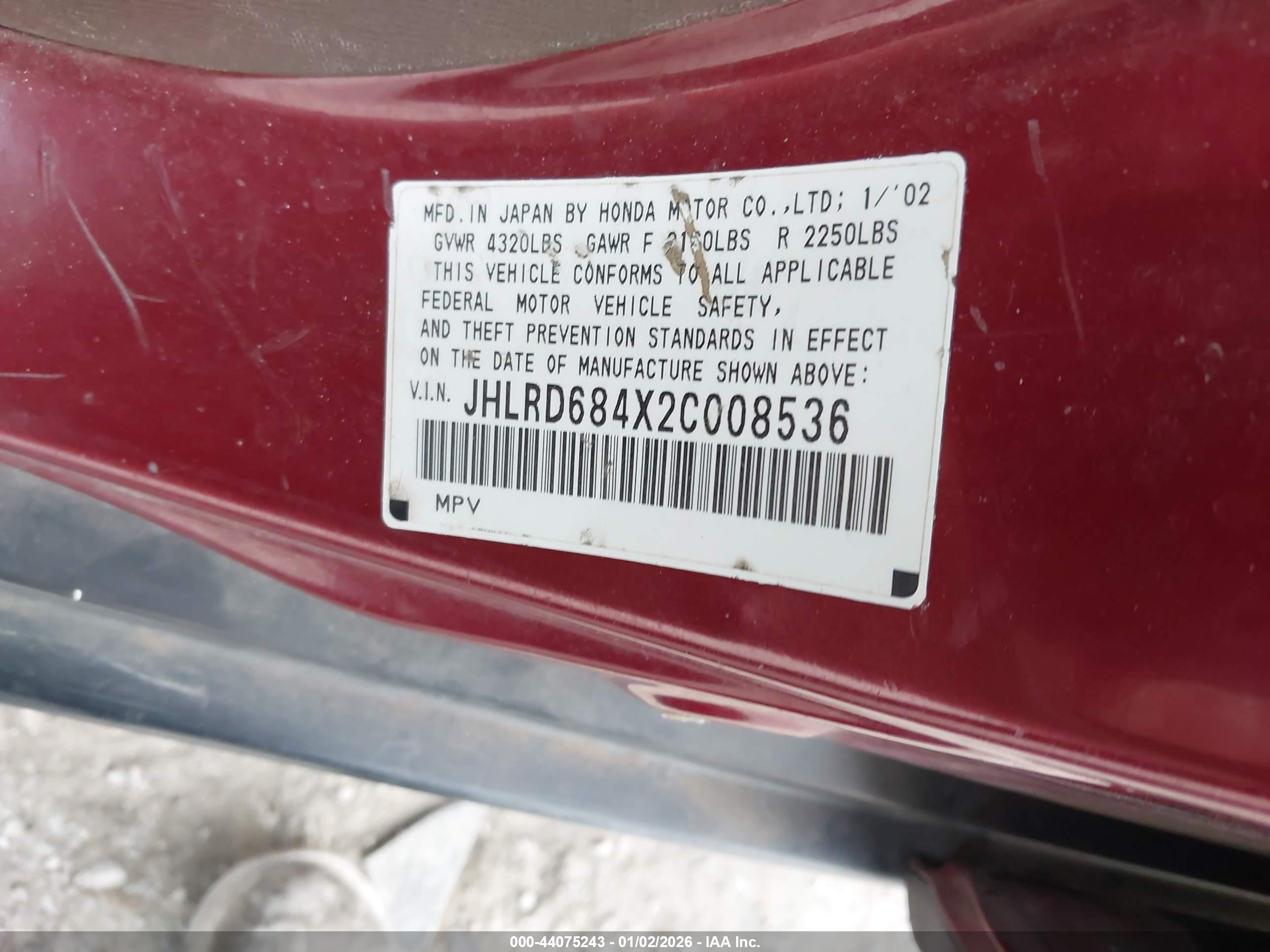 HONDA CR-V image 9