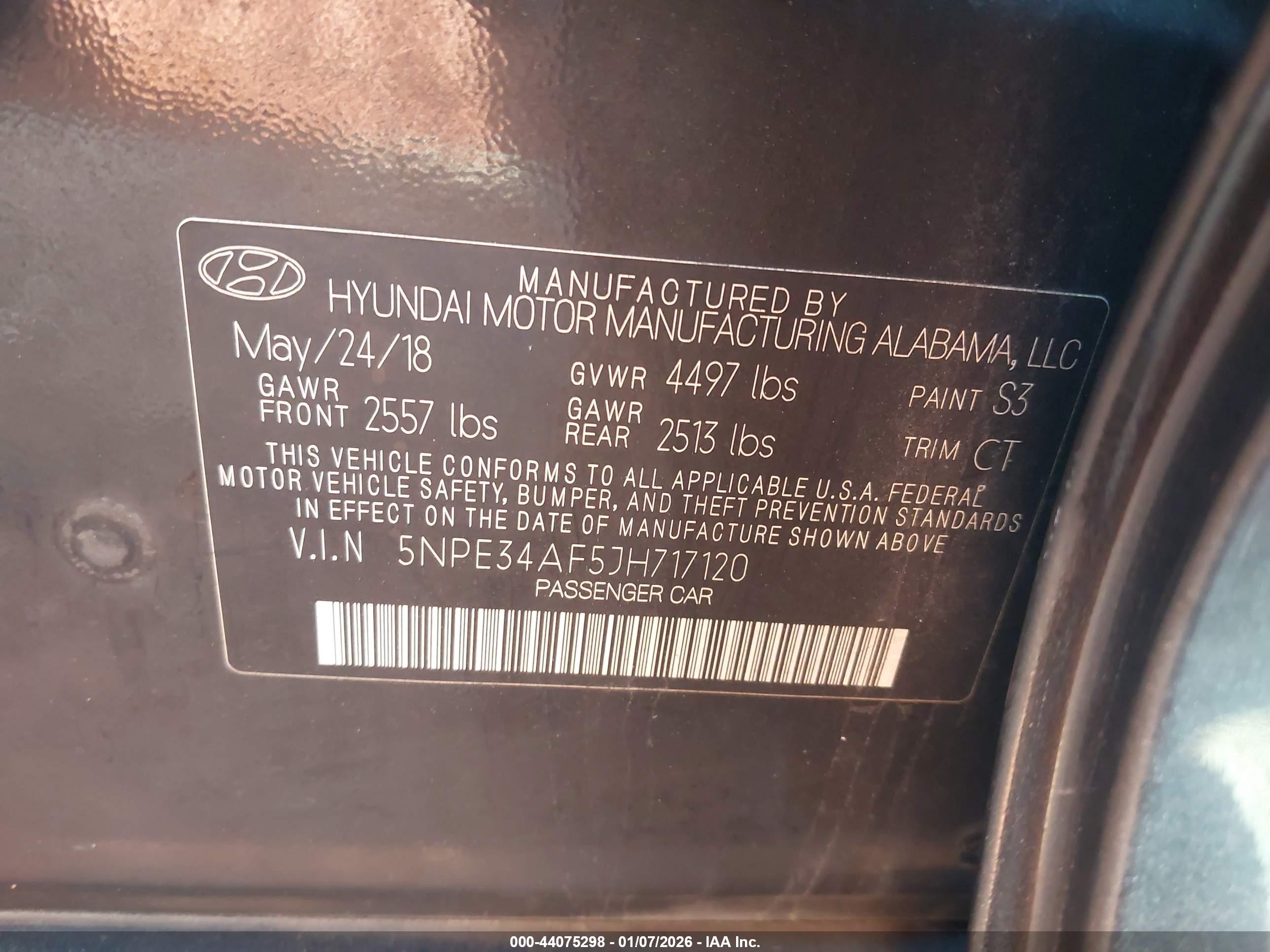 HYUNDAI SONATA image 9