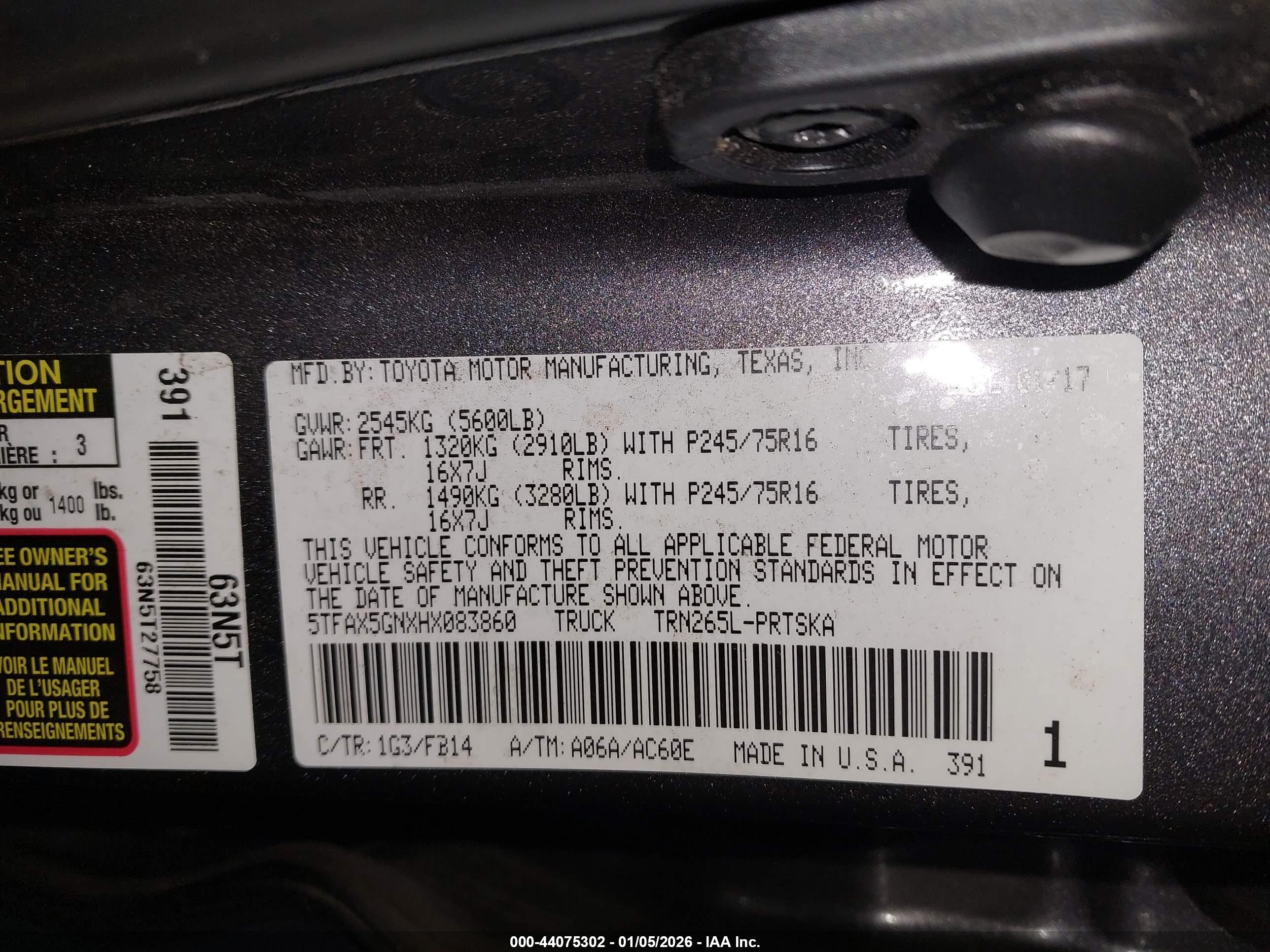 TOYOTA TACOMA image 9