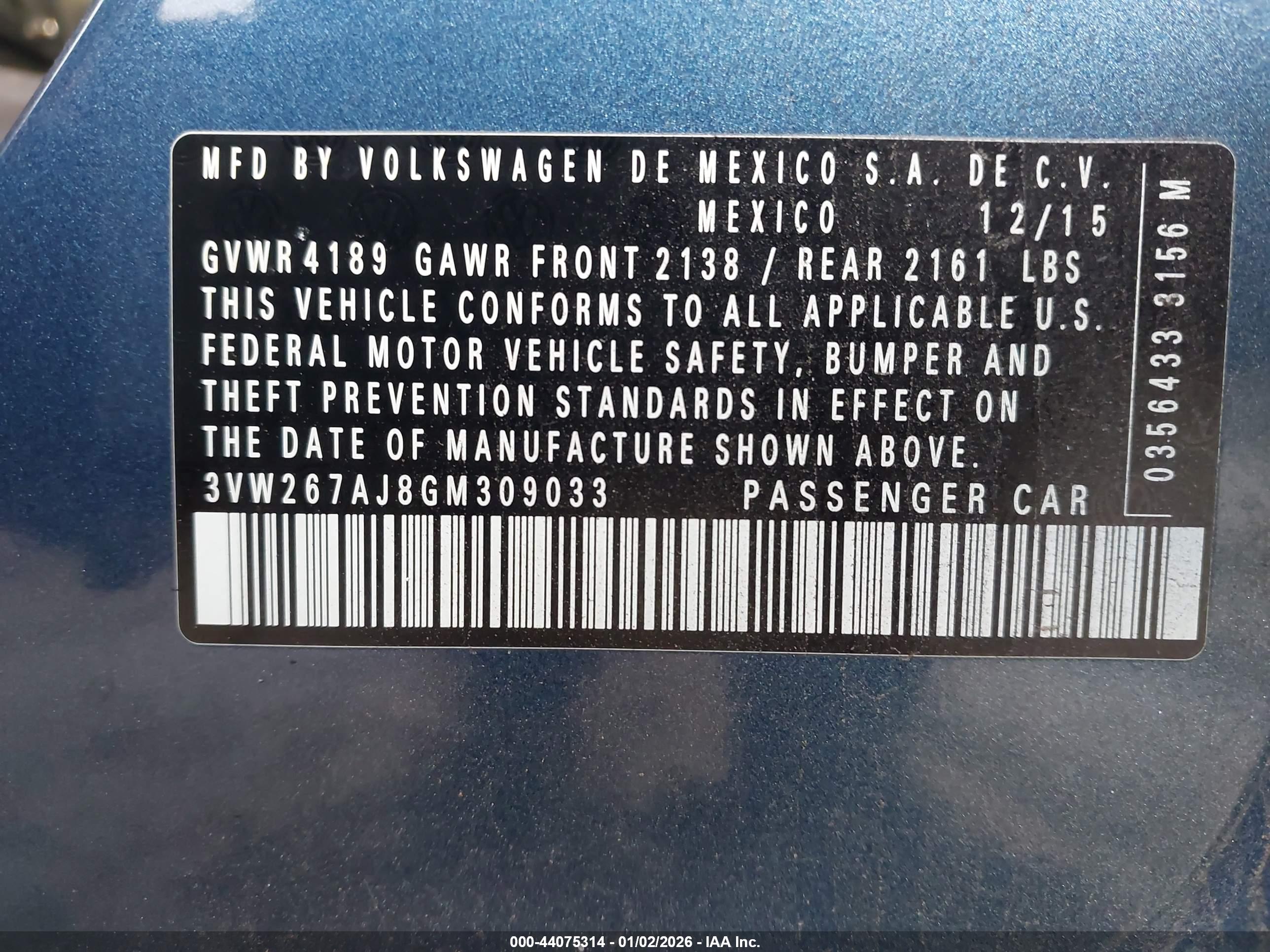 VOLKSWAGEN JETTA image 9