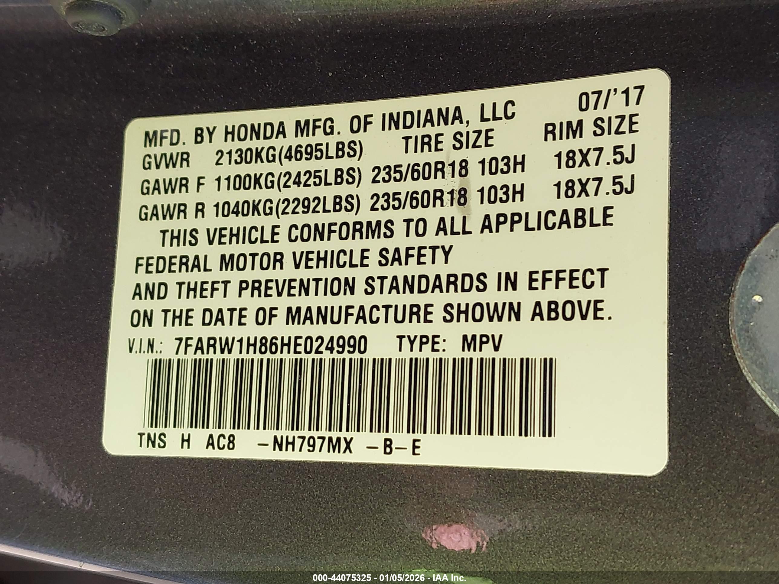HONDA CR-V image 9