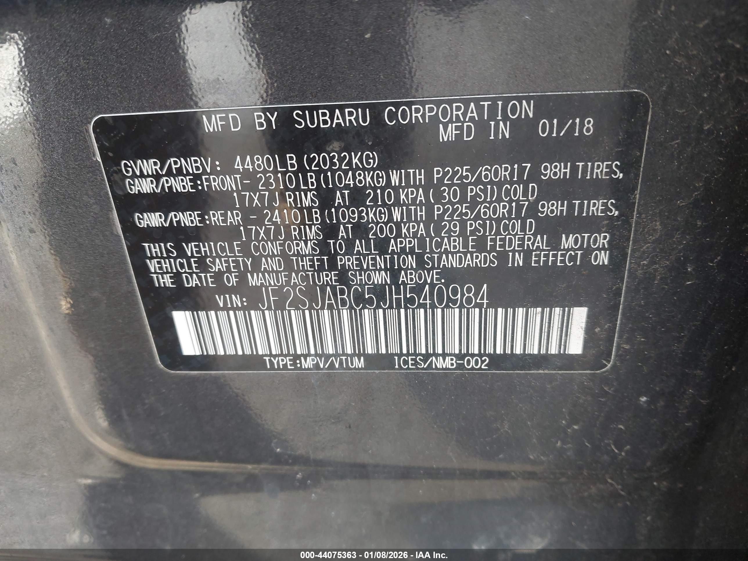 SUBARU FORESTER image 9