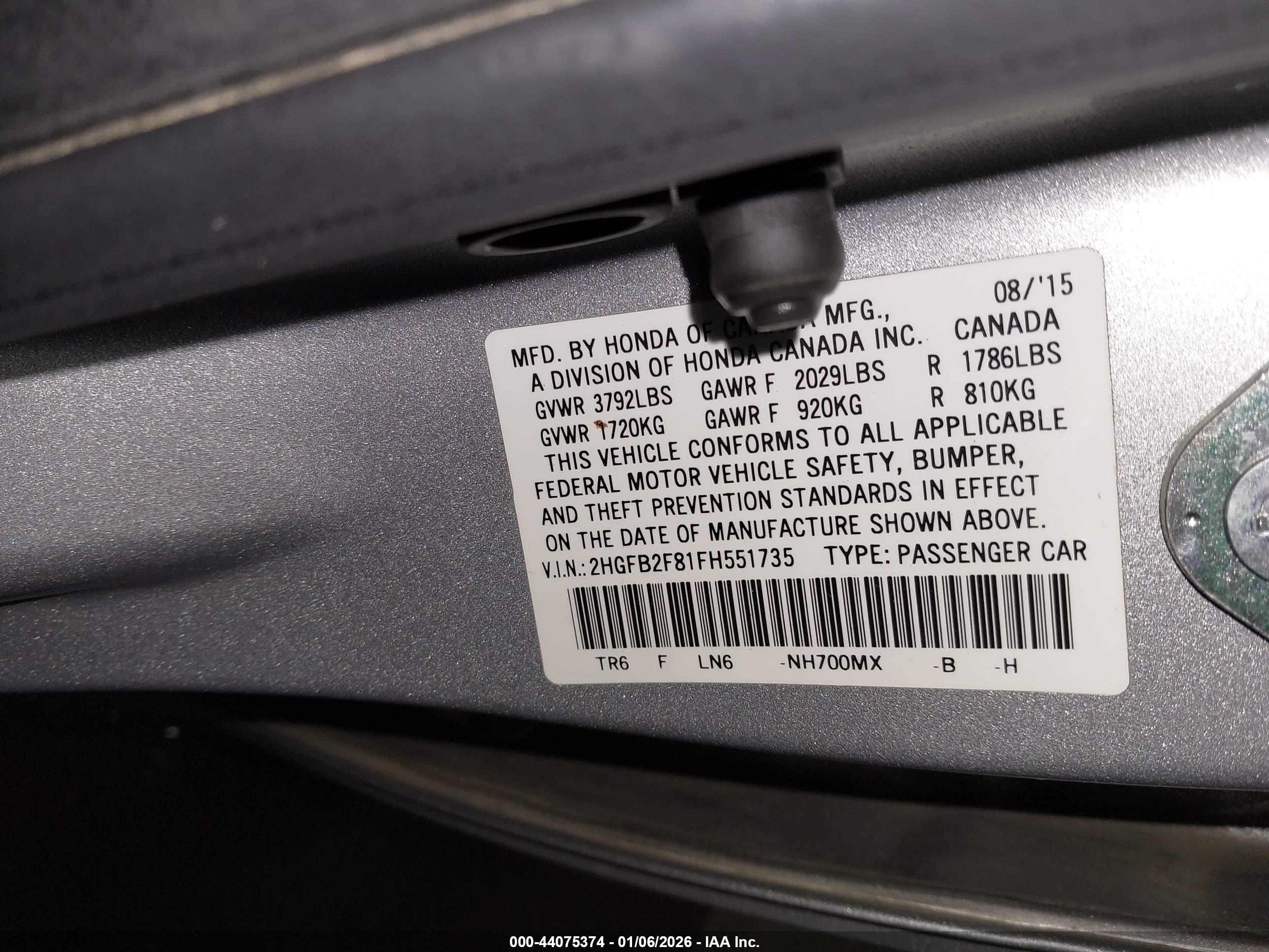 HONDA CIVIC image 9