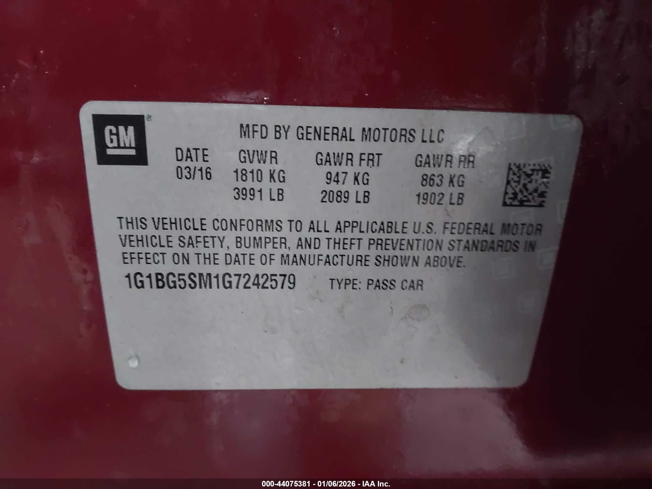 CHEVROLET CRUZE image 9