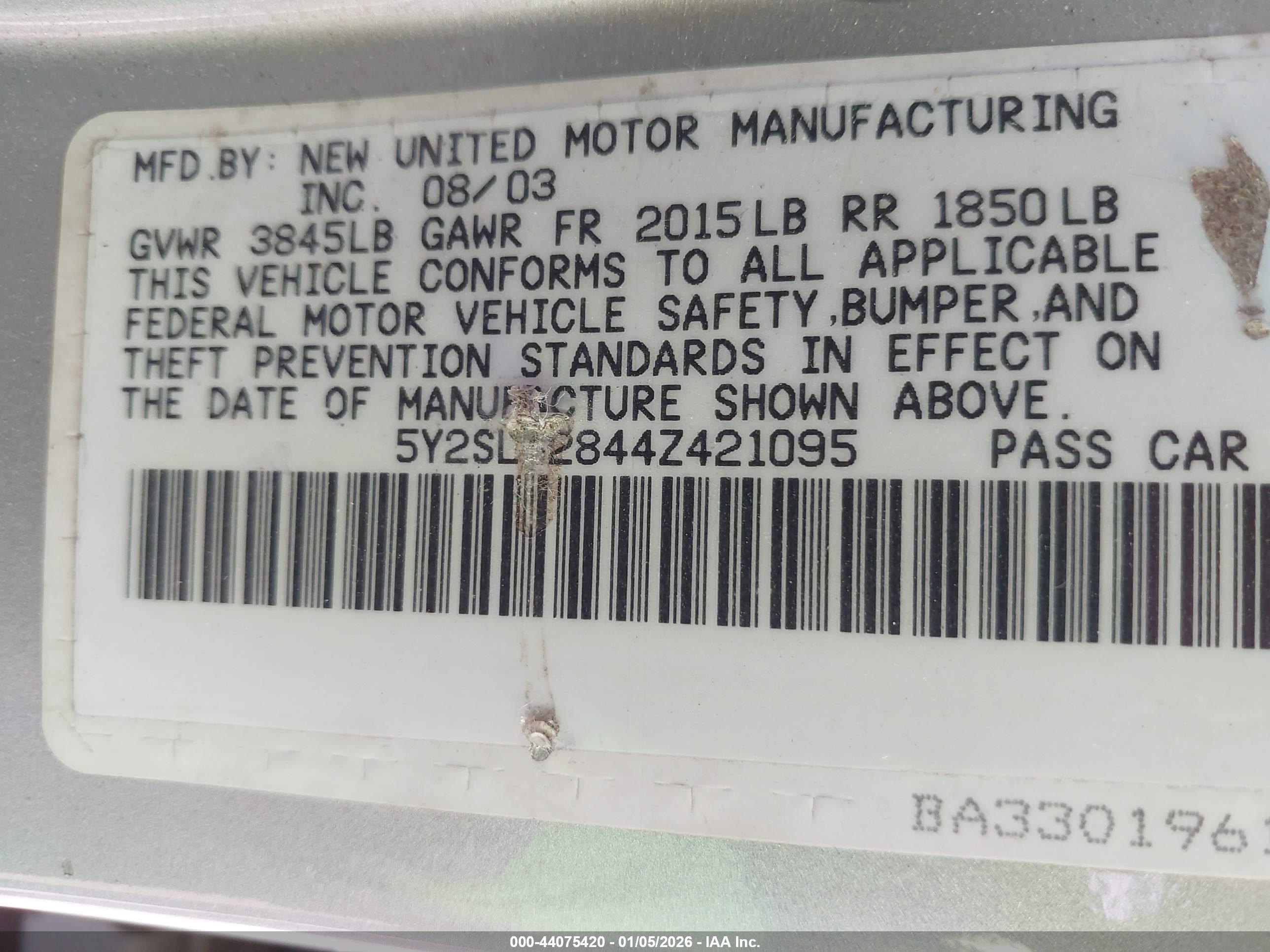 PONTIAC VIBE image 9