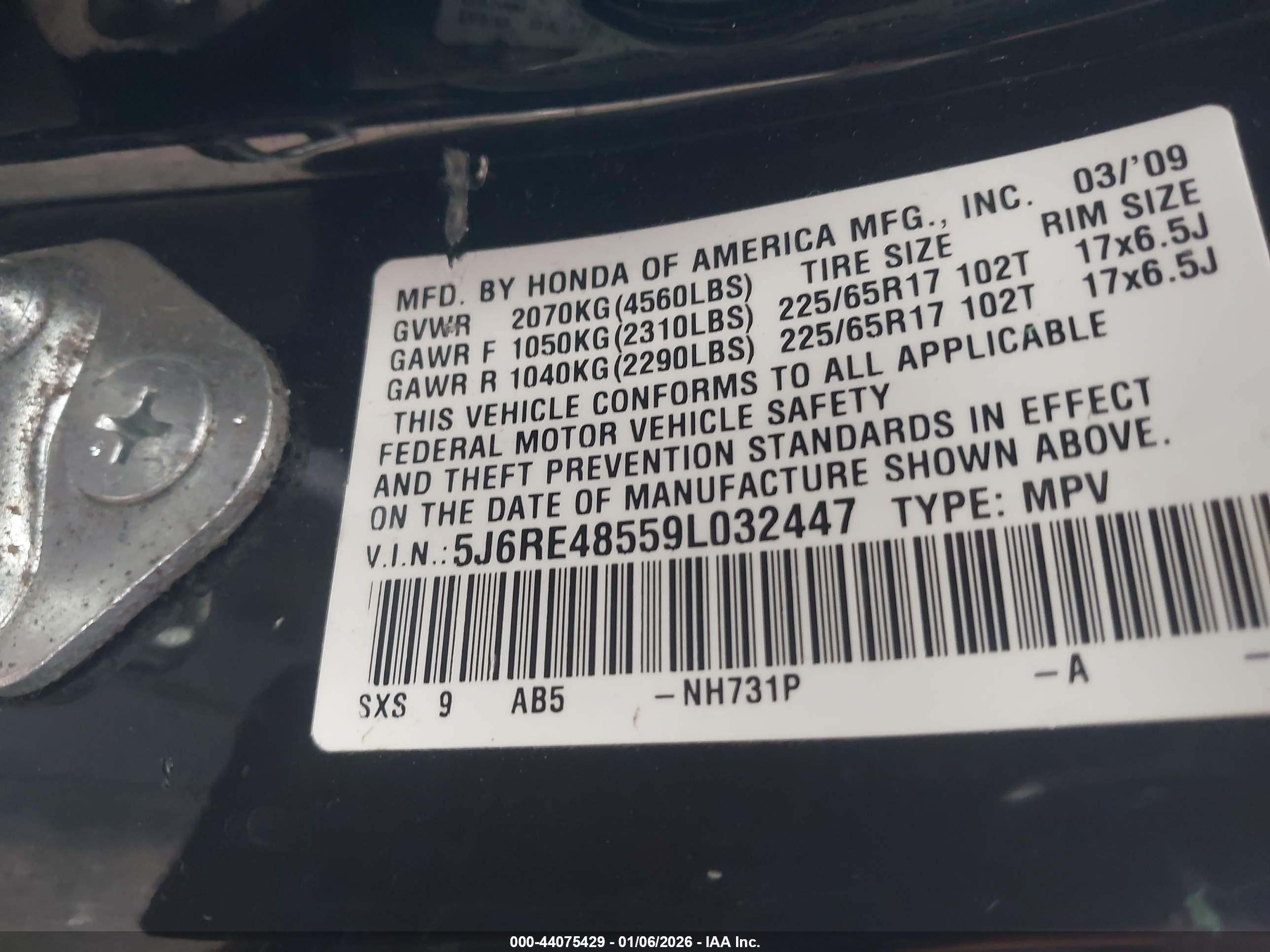 HONDA CR-V image 9