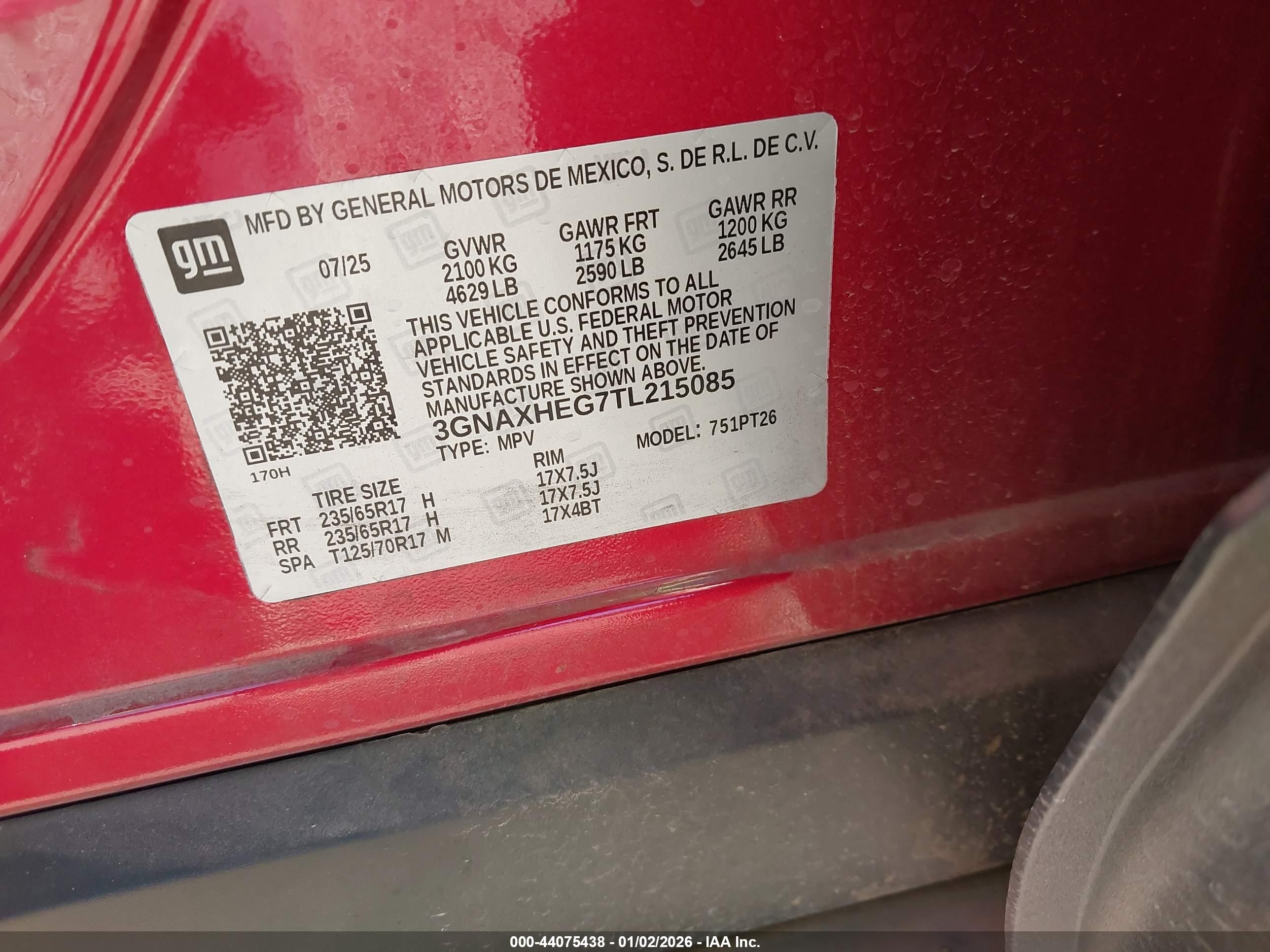 CHEVROLET EQUINOX image 9