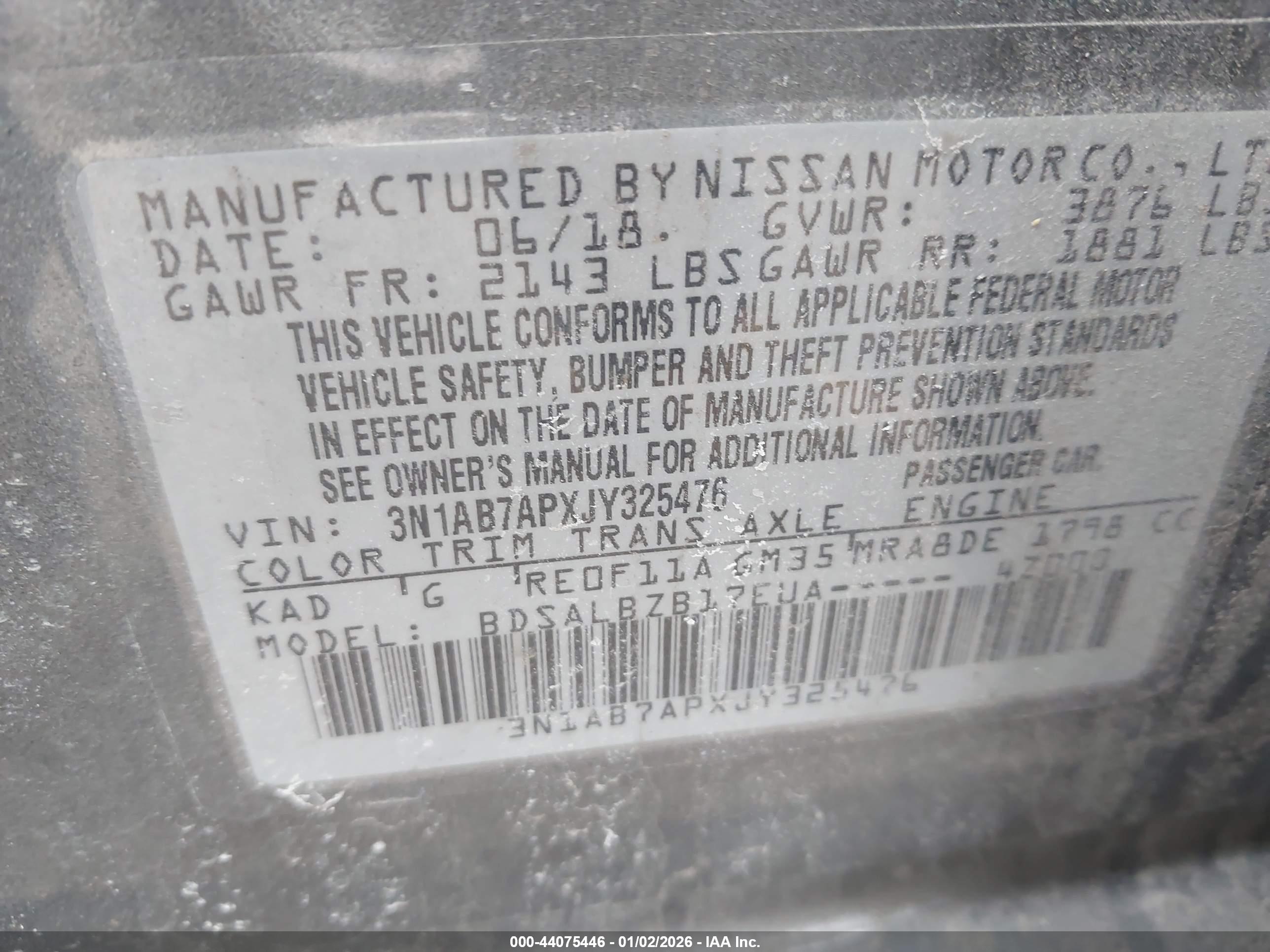 NISSAN SENTRA image 9