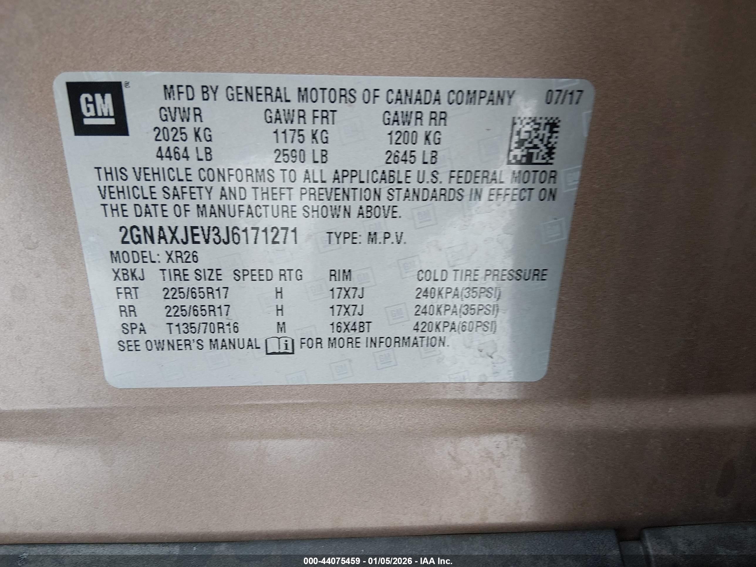 CHEVROLET EQUINOX image 9