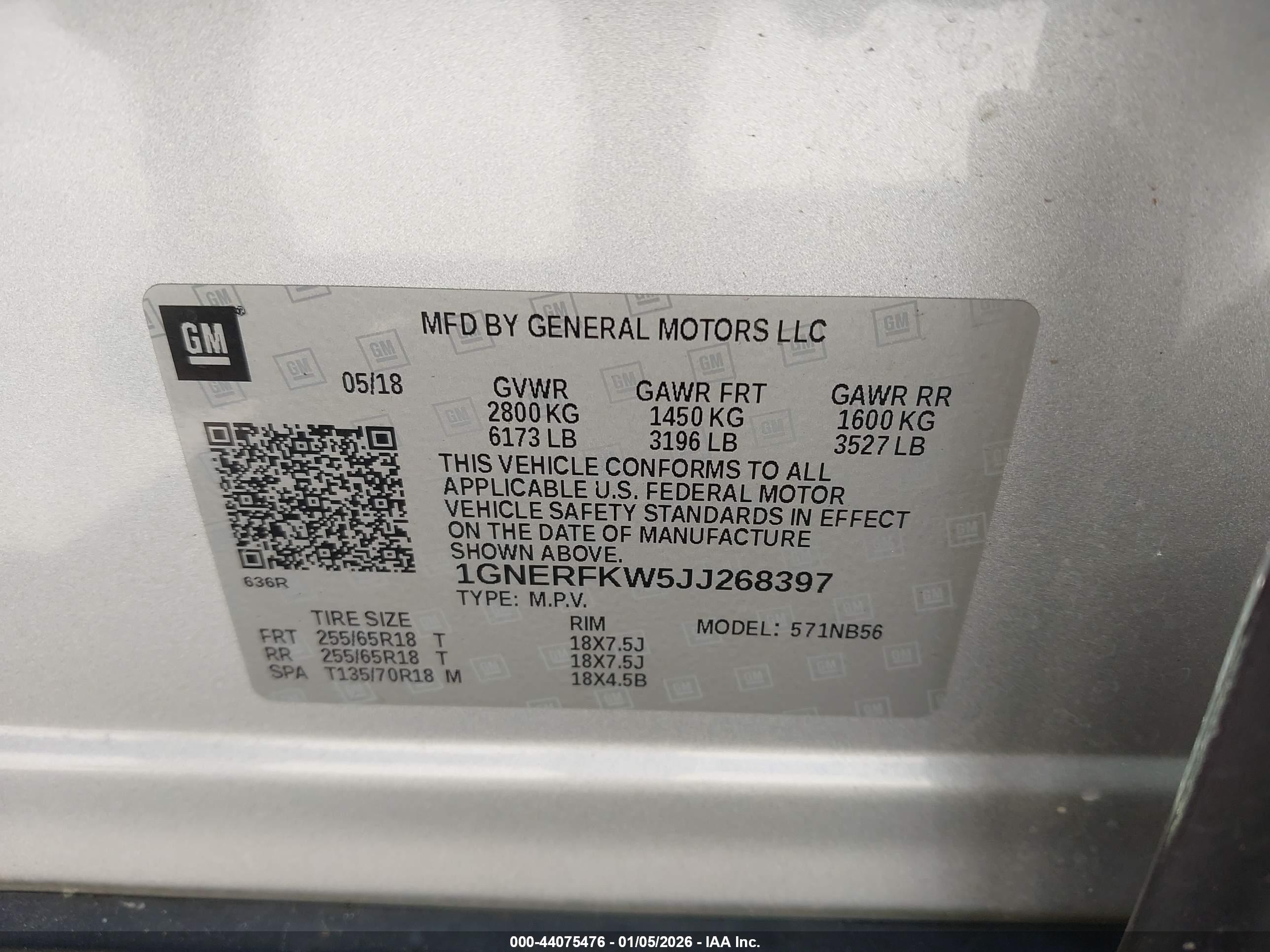CHEVROLET TRAVERSE image 9