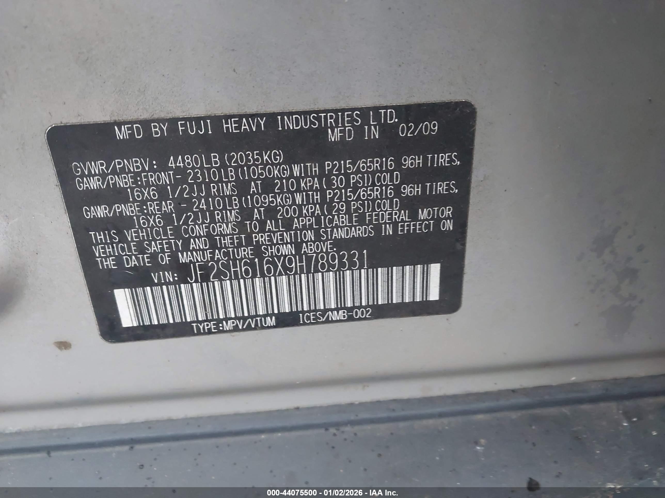 SUBARU FORESTER image 9