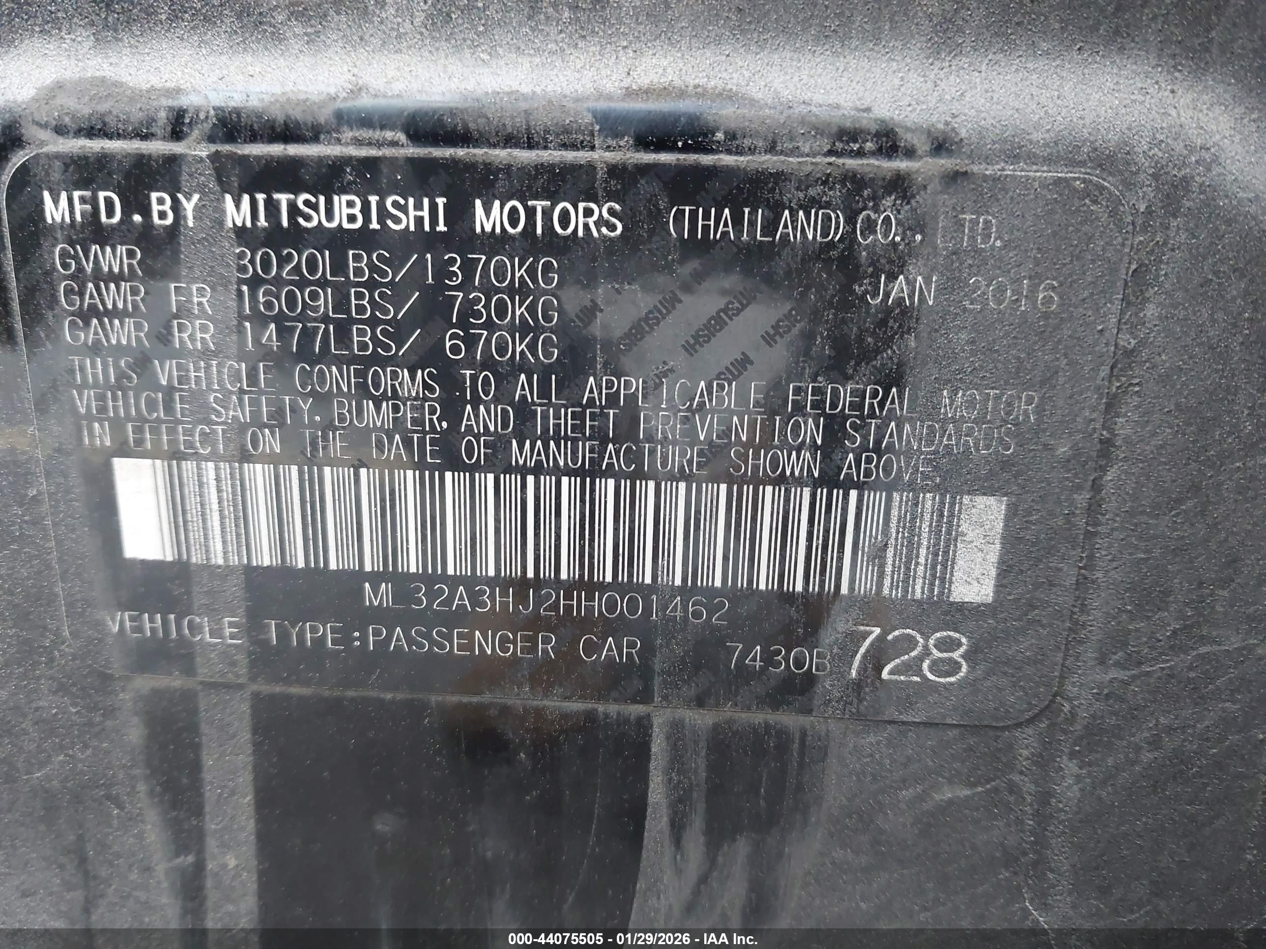 MITSUBISHI MIRAGE image 9