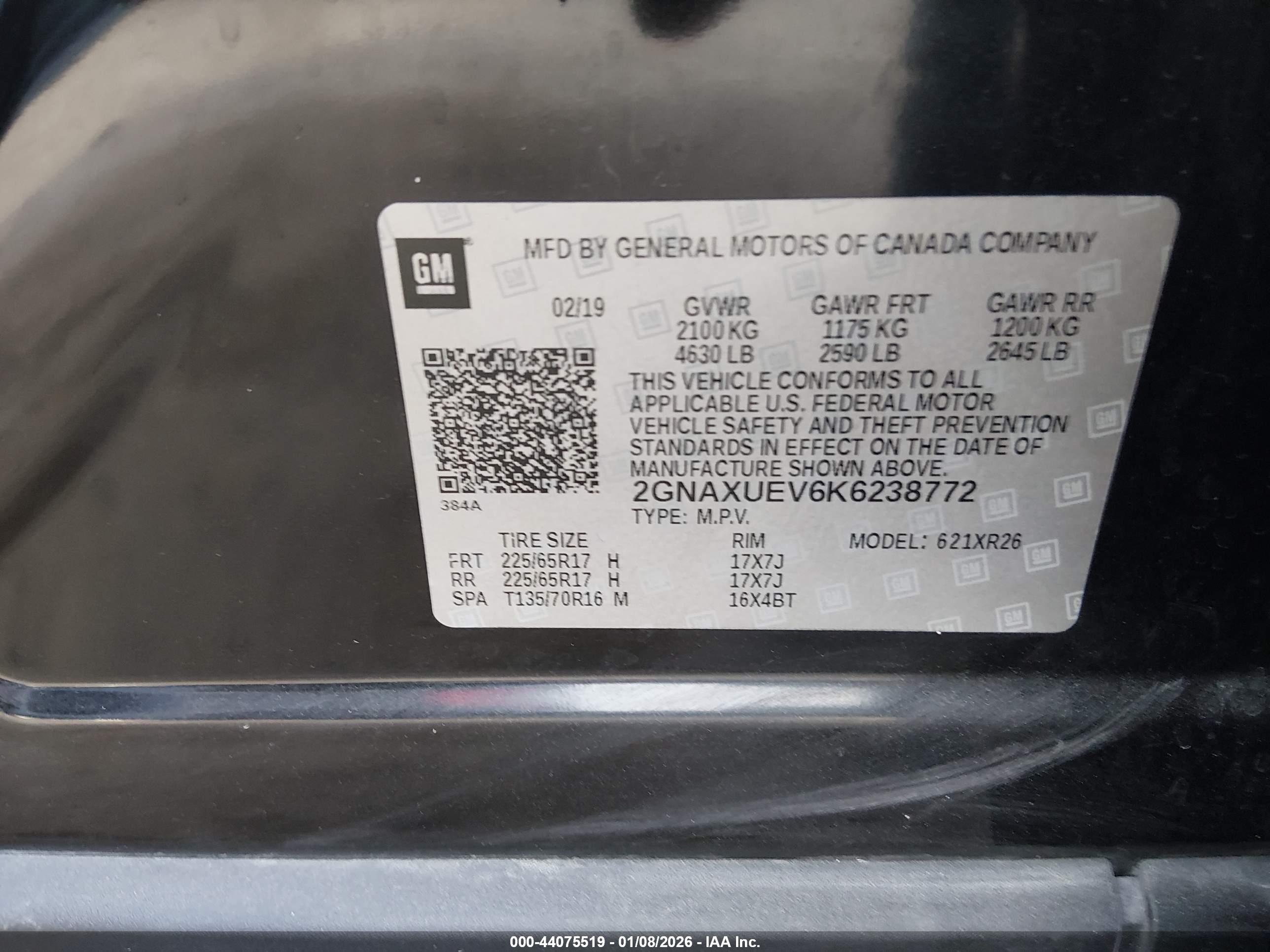 CHEVROLET EQUINOX image 9