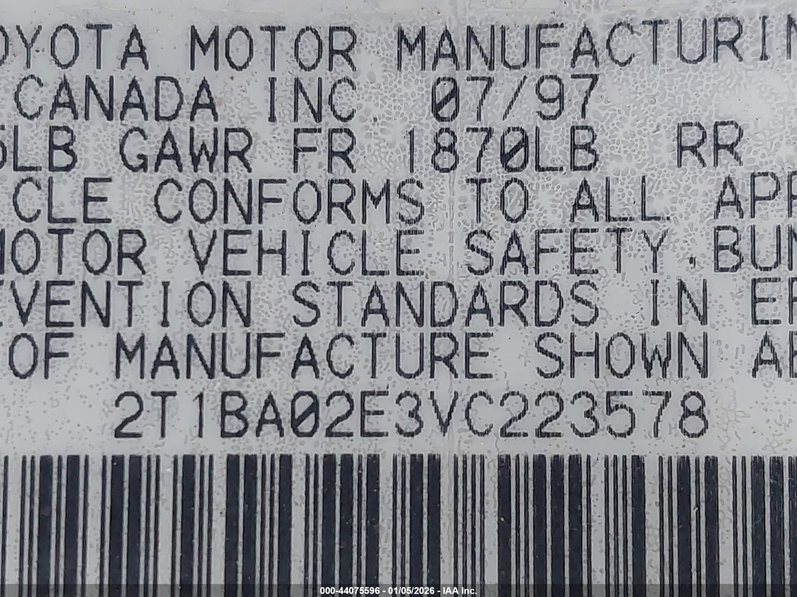 TOYOTA COROLLA image 9