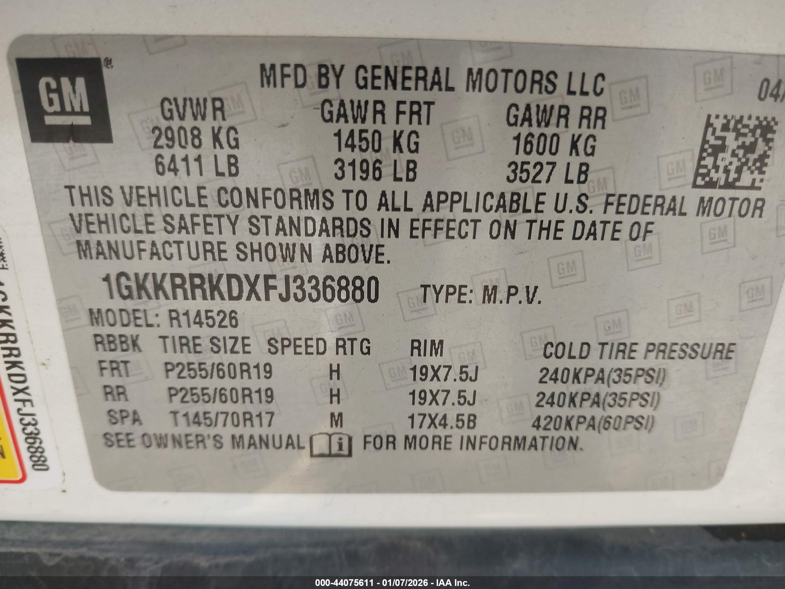 GMC ACADIA image 9