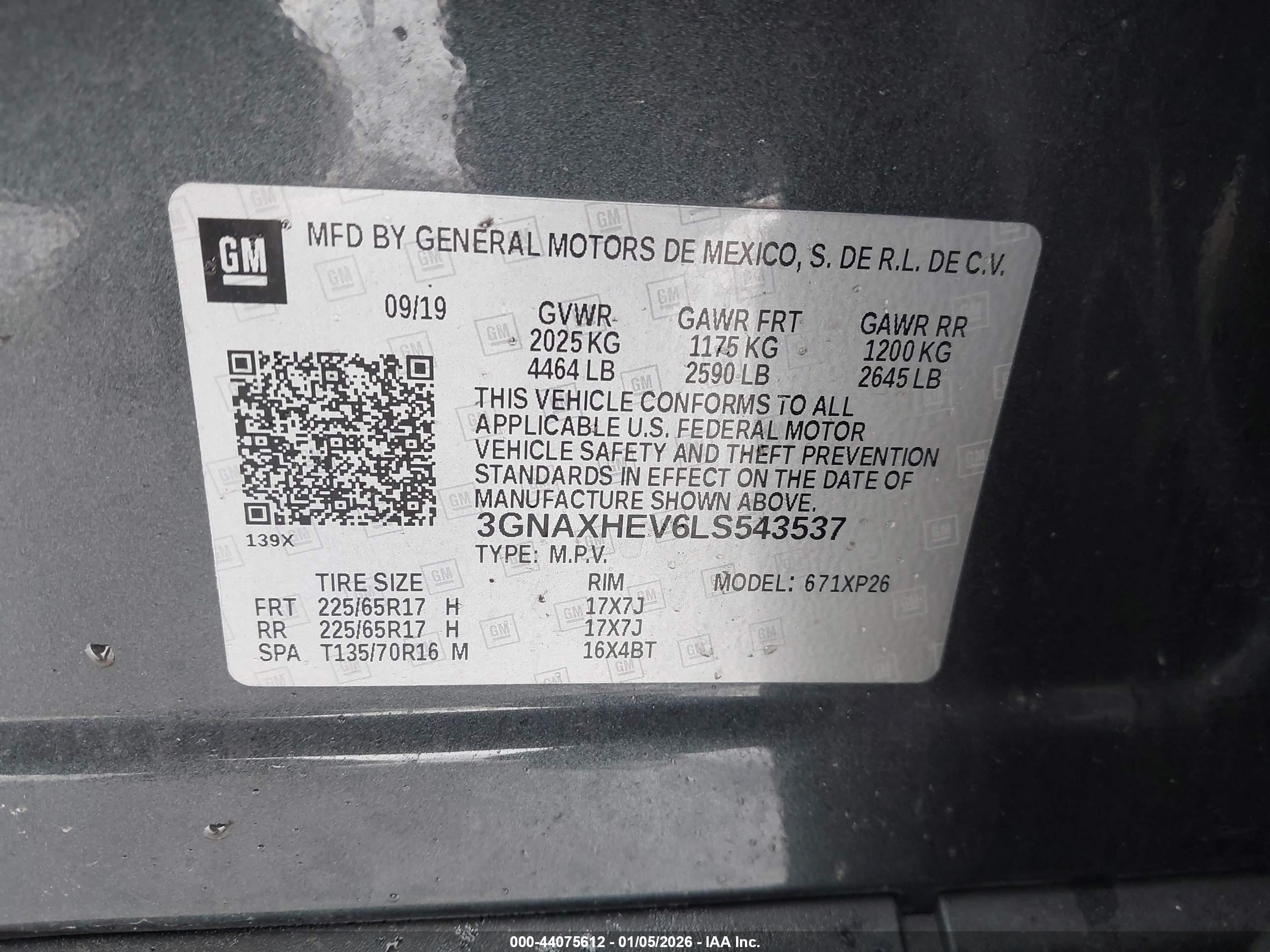 CHEVROLET EQUINOX image 9
