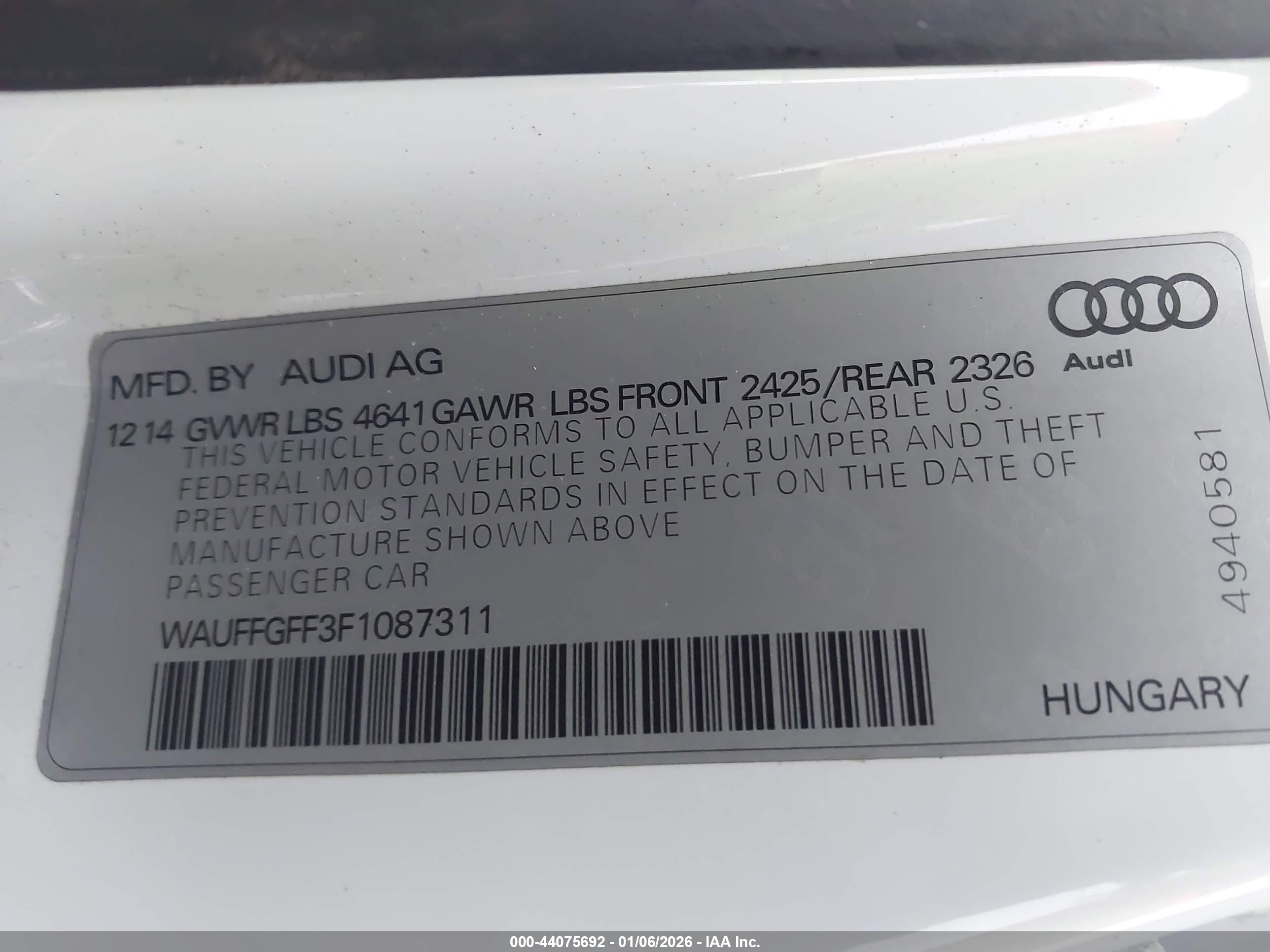 AUDI S3 image 9