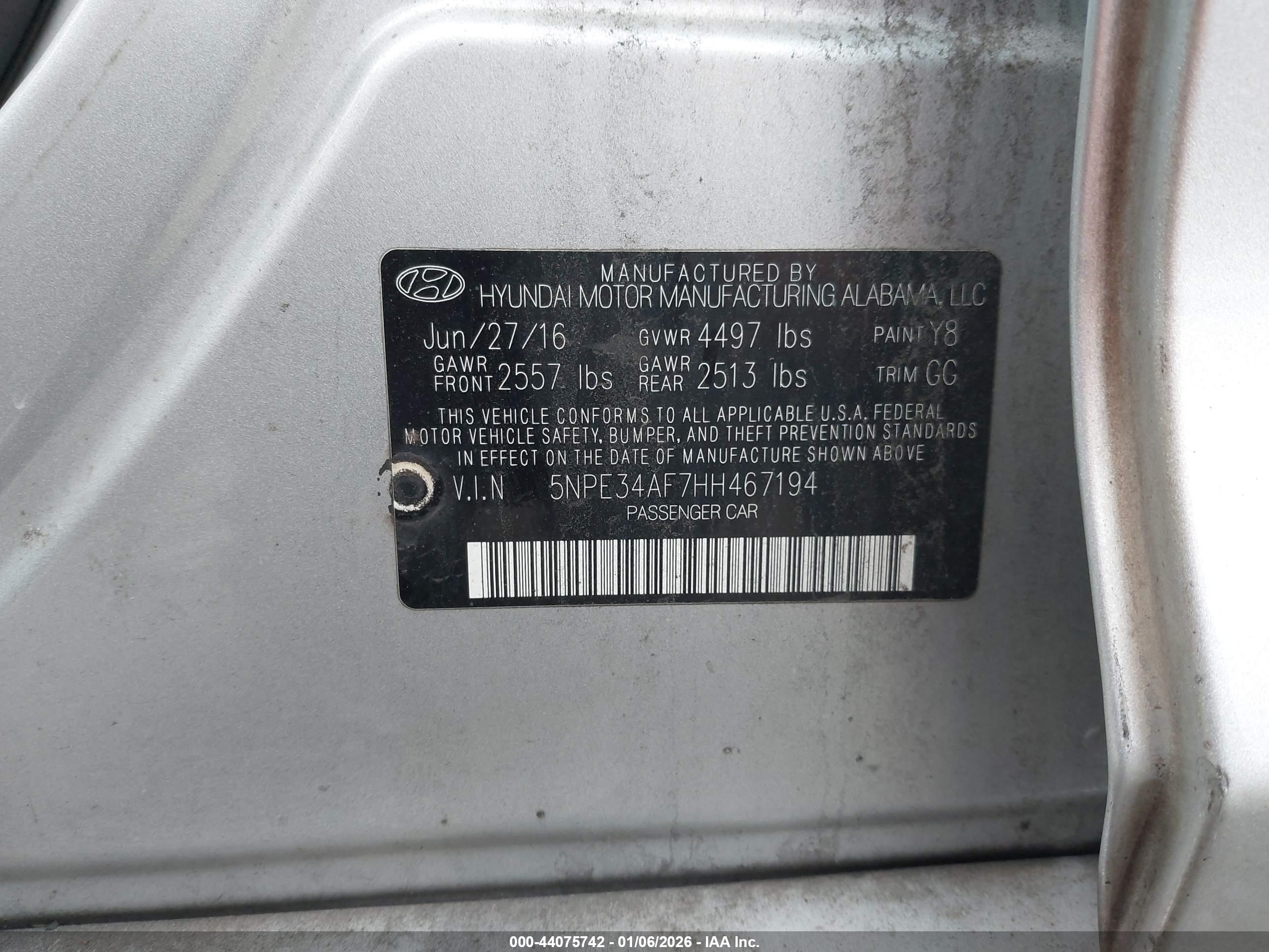 HYUNDAI SONATA image 9