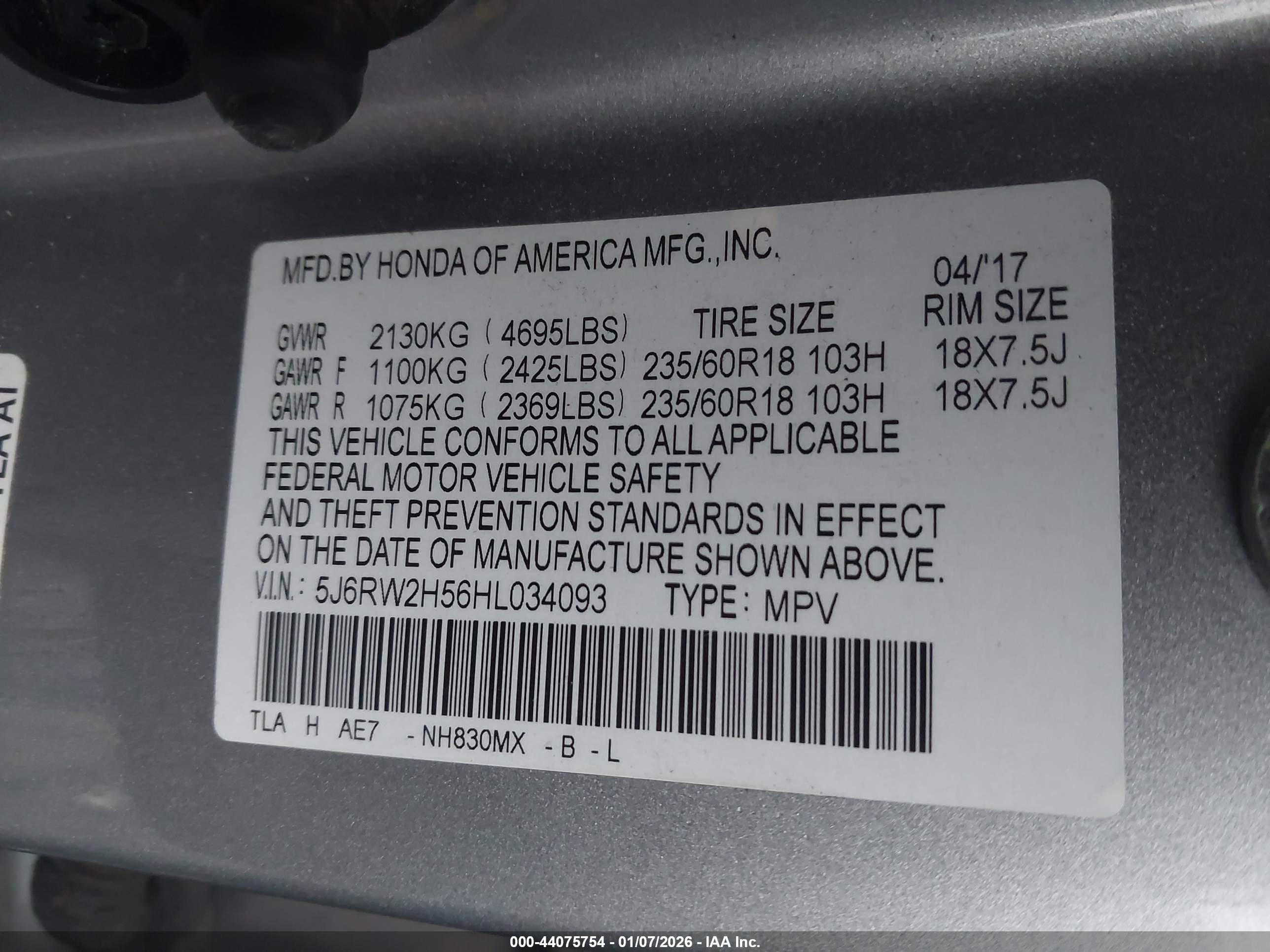 HONDA CR-V image 9