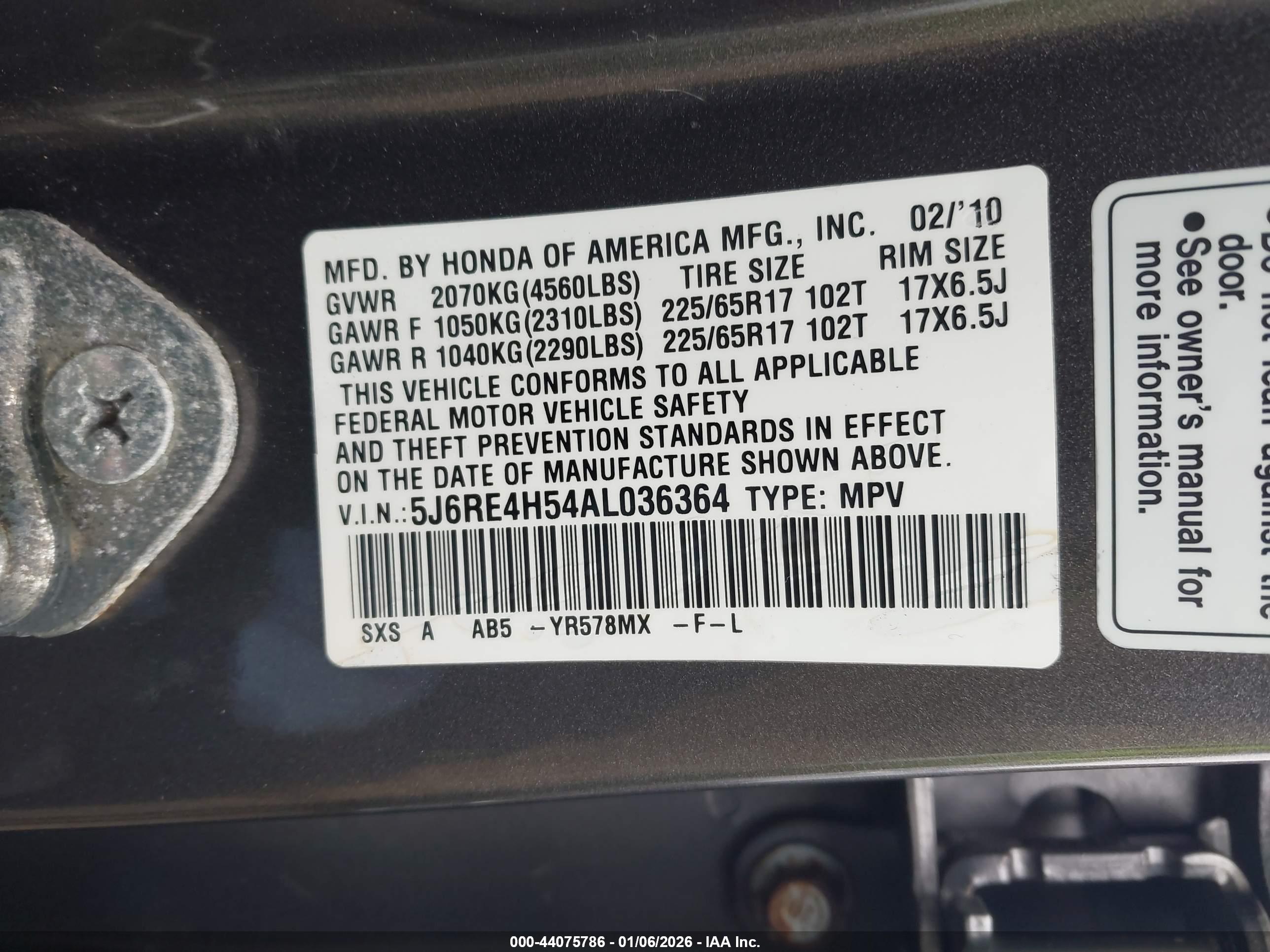 HONDA CR-V image 9