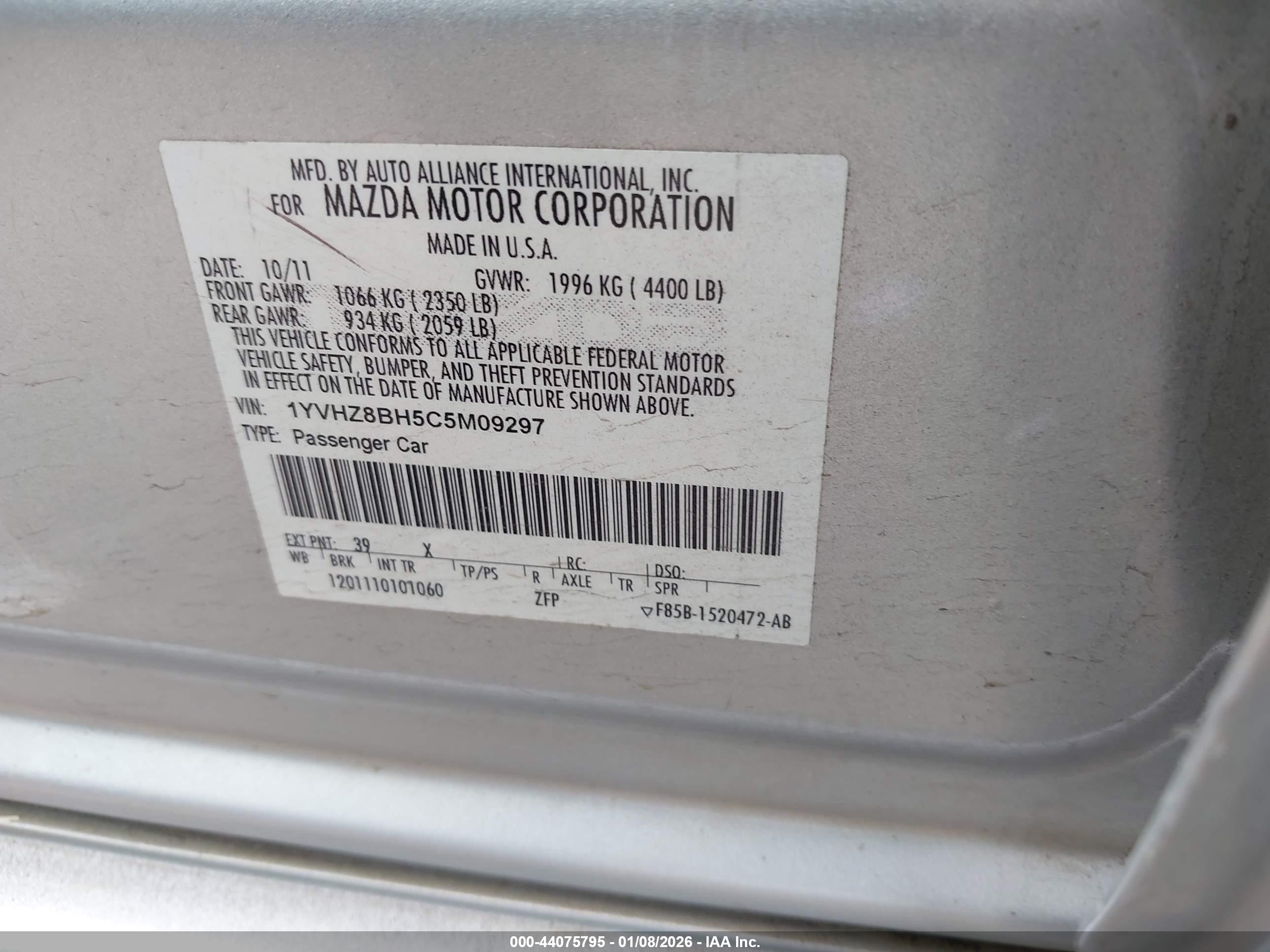 MAZDA MAZDA6 image 9