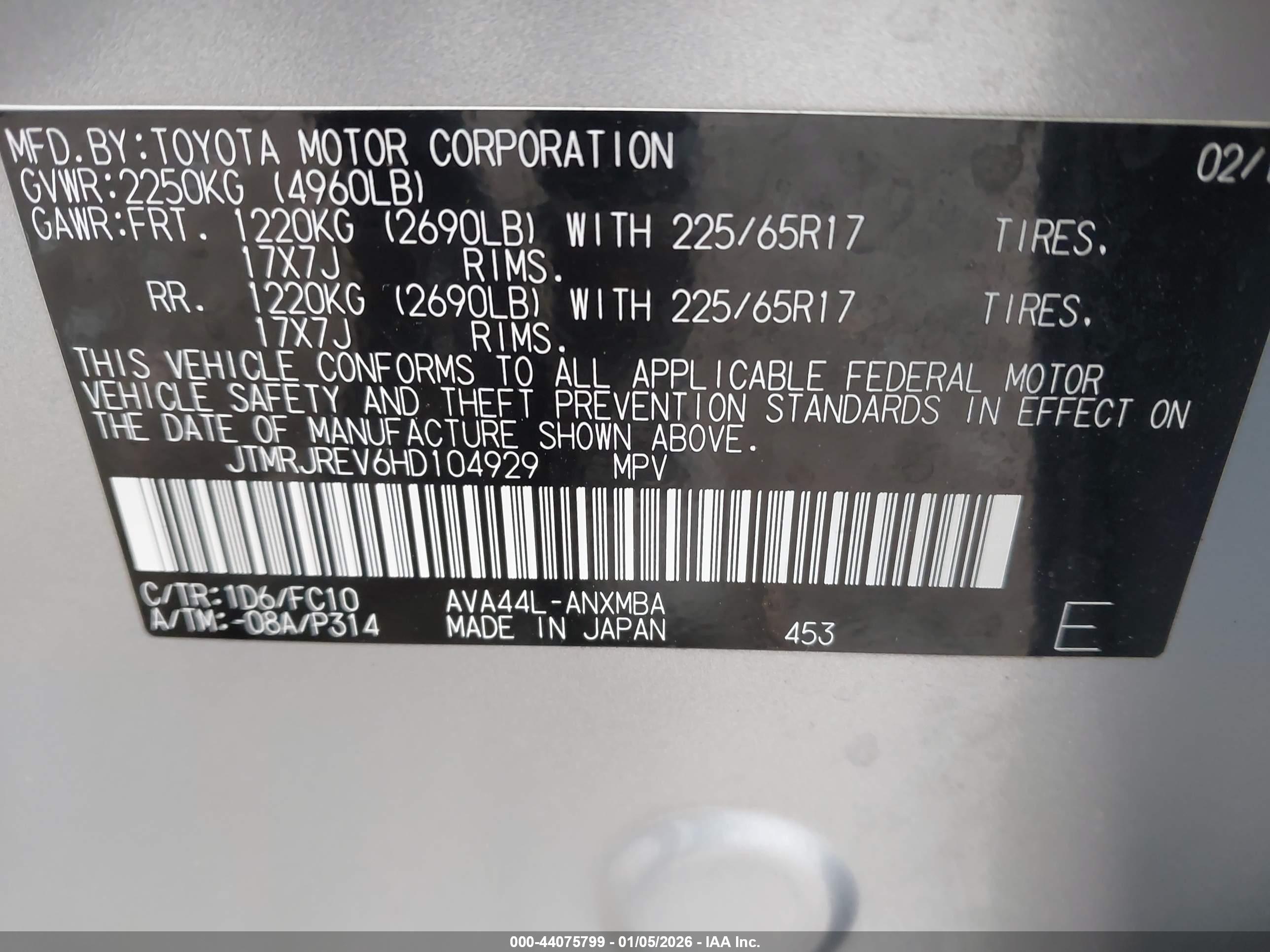 TOYOTA RAV4 image 9