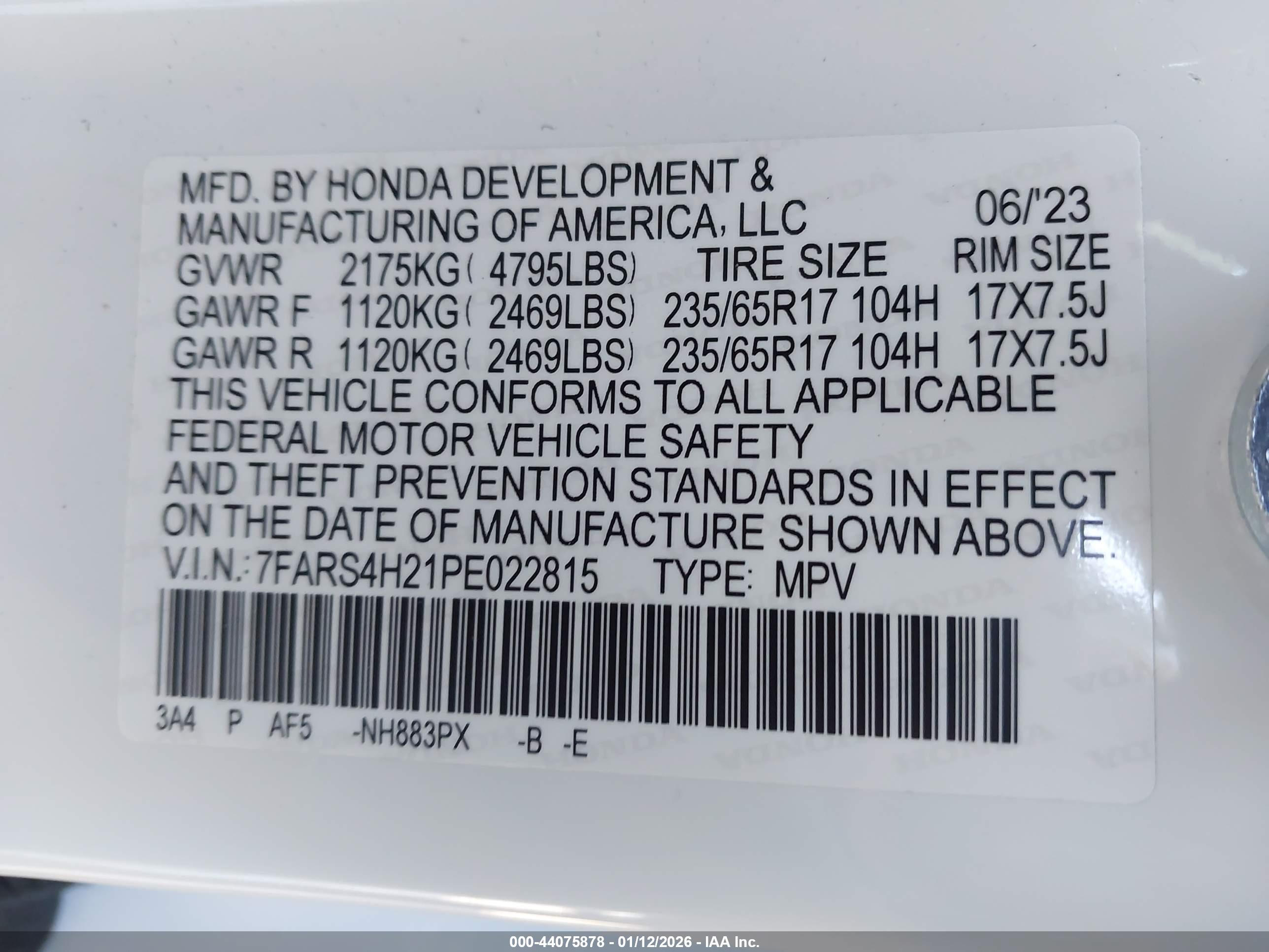 HONDA CR-V image 9