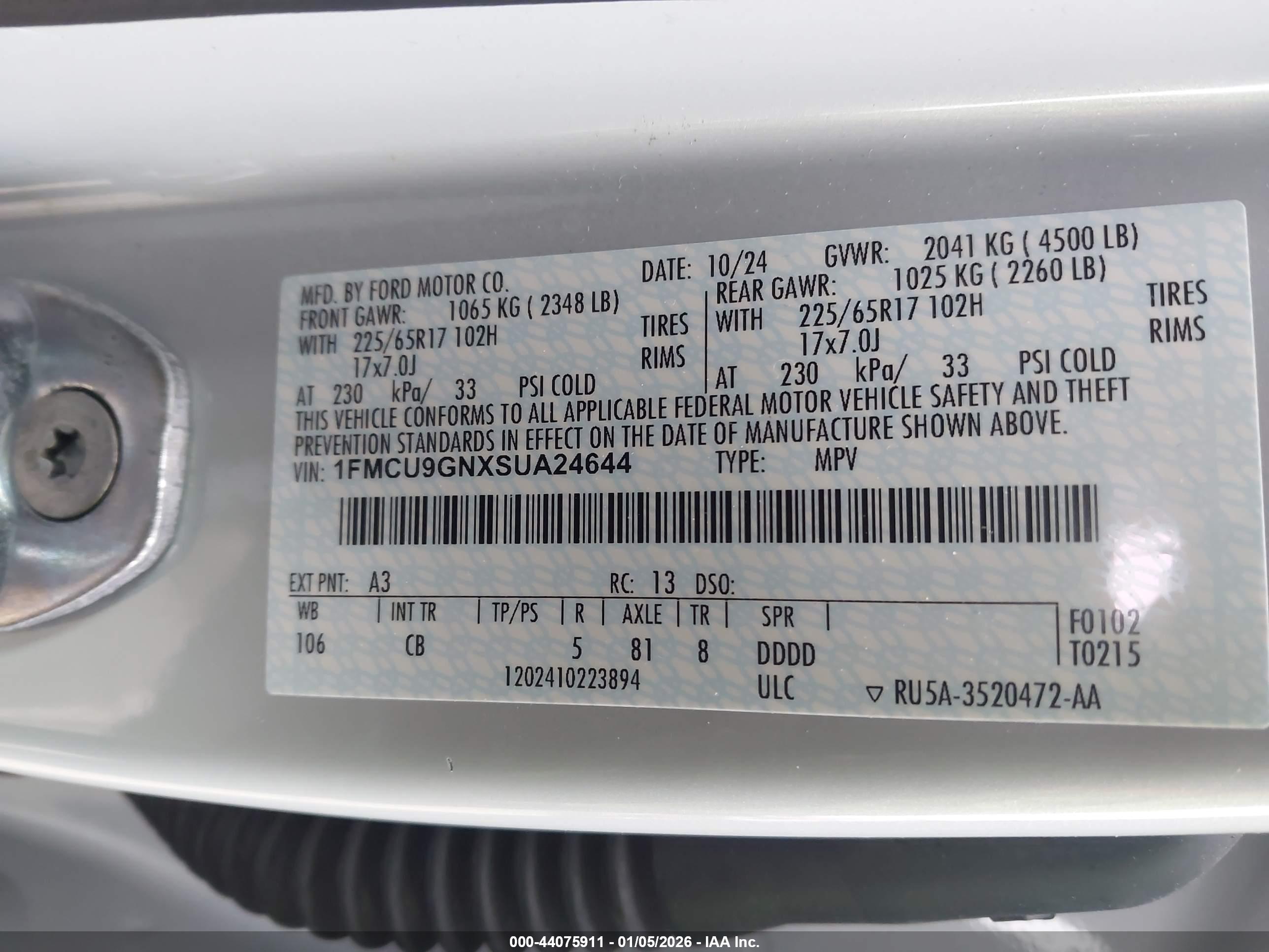 FORD ESCAPE image 9