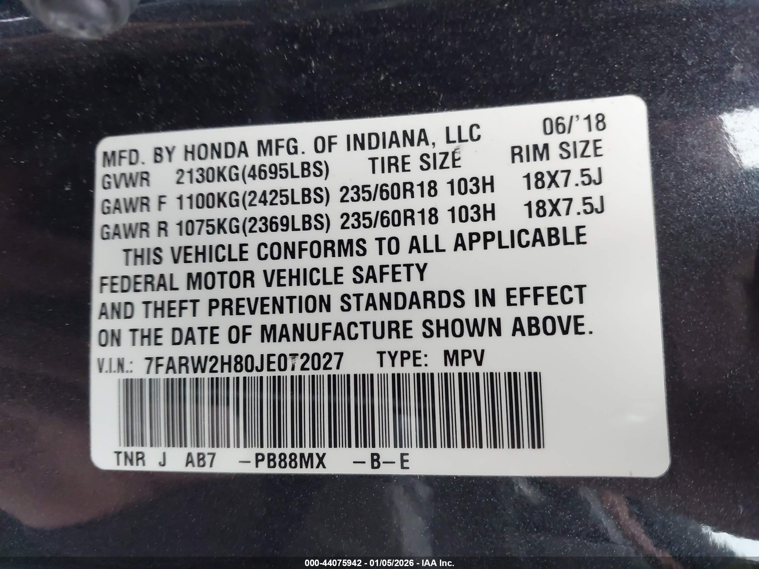 HONDA CR-V image 9