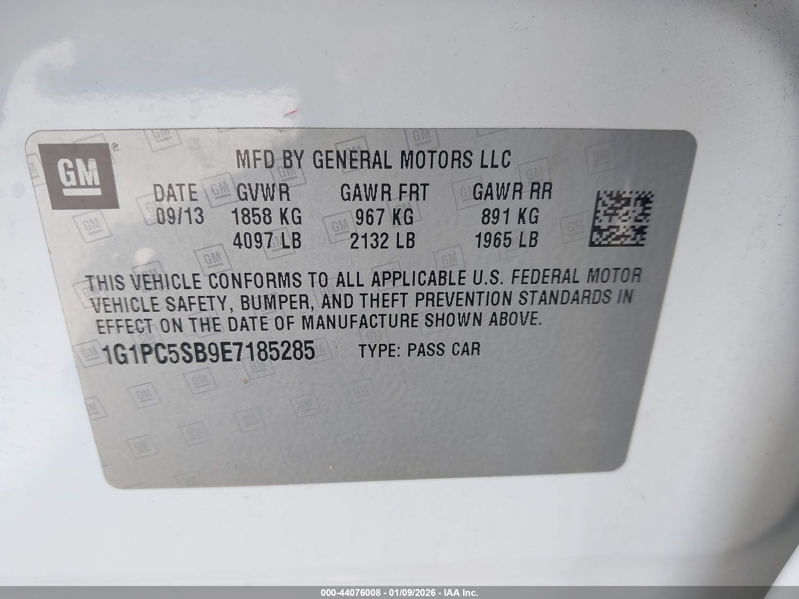 CHEVROLET CRUZE image 9