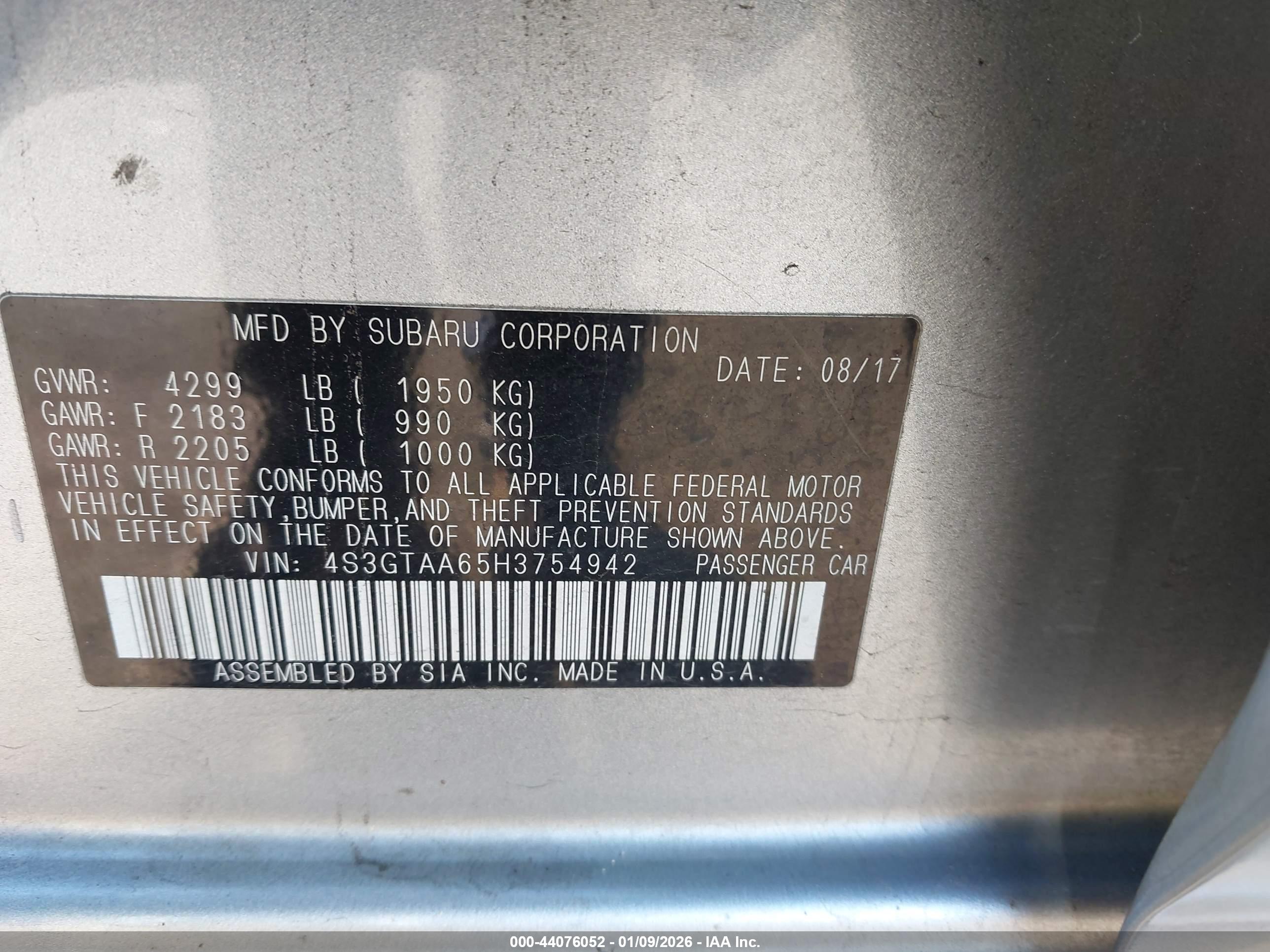 SUBARU IMPREZA image 9