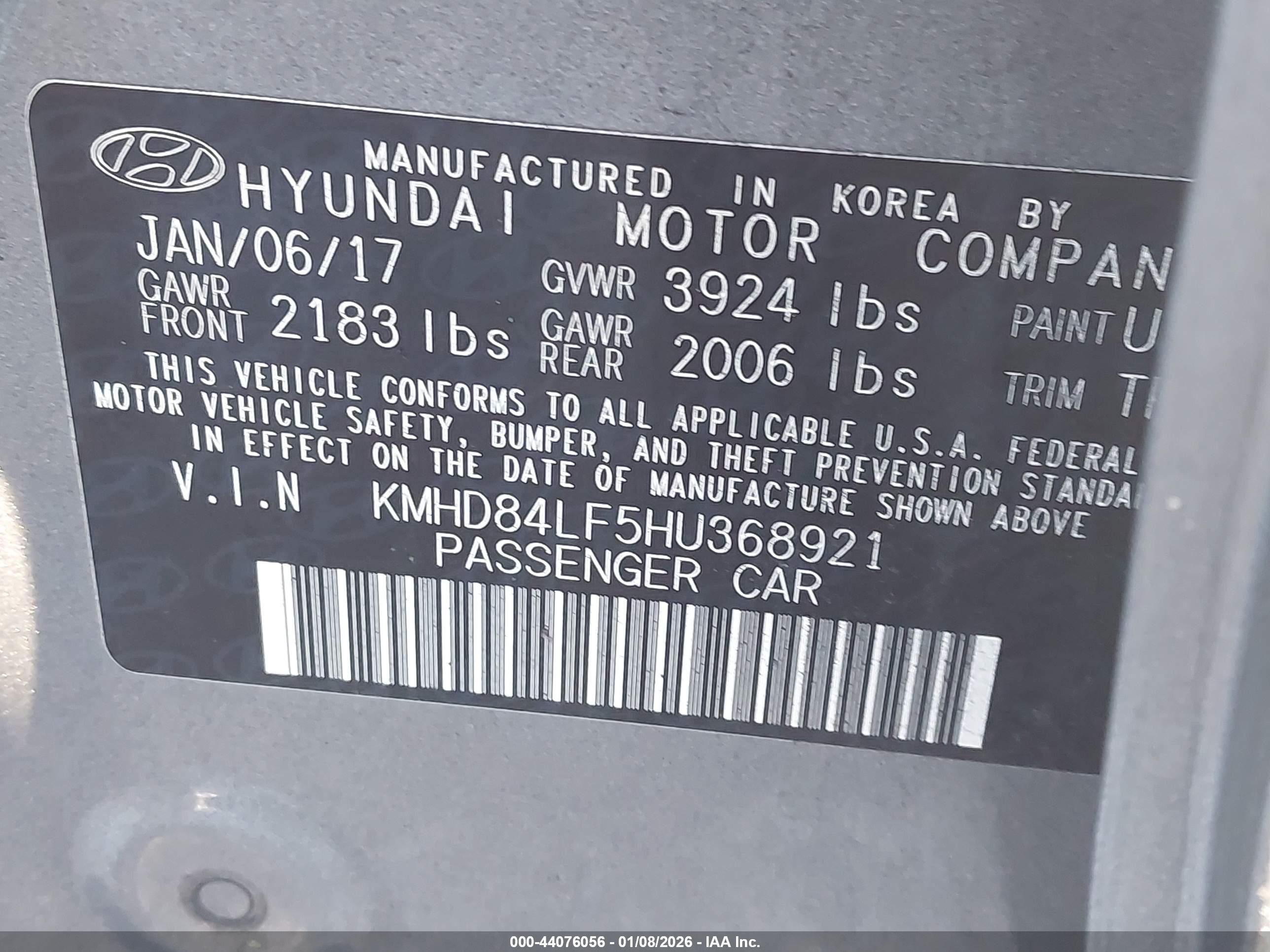 HYUNDAI ELANTRA image 9