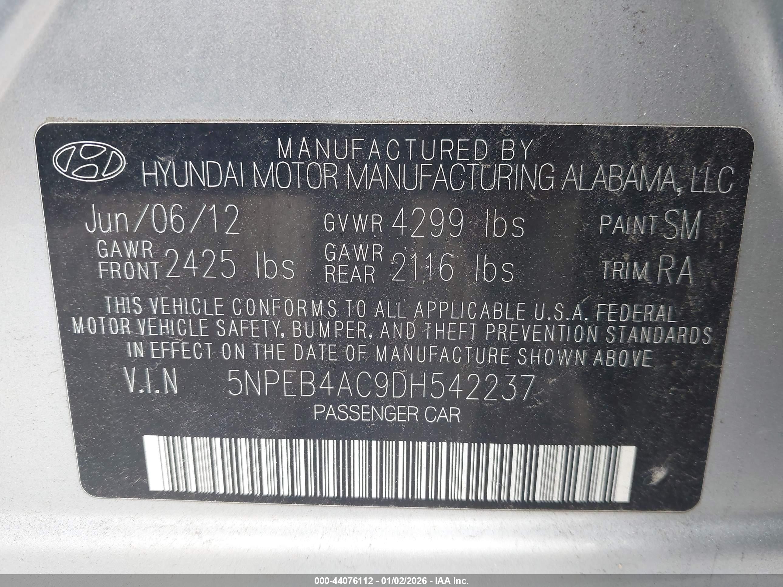 HYUNDAI SONATA image 9