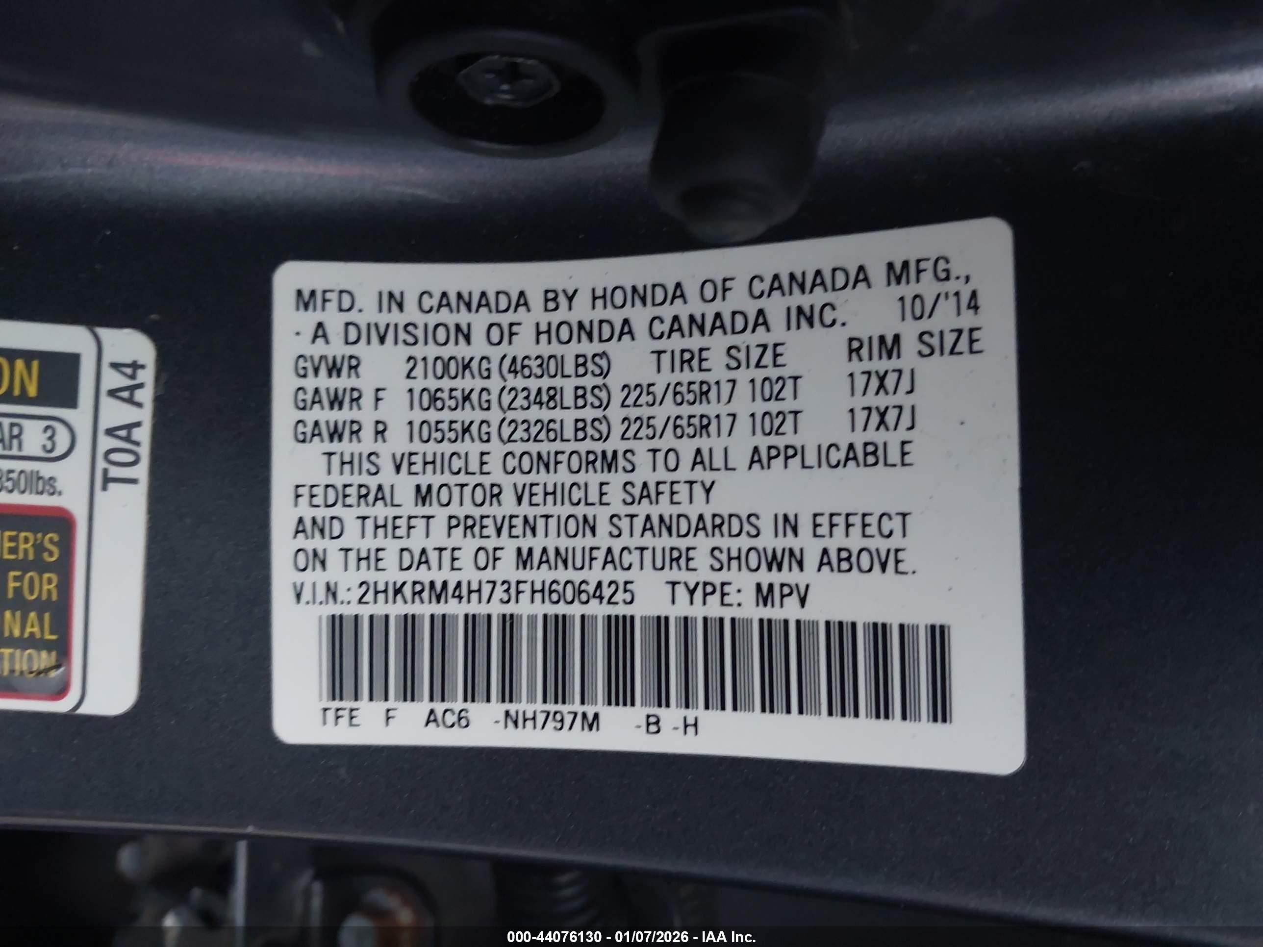 HONDA CR-V image 9