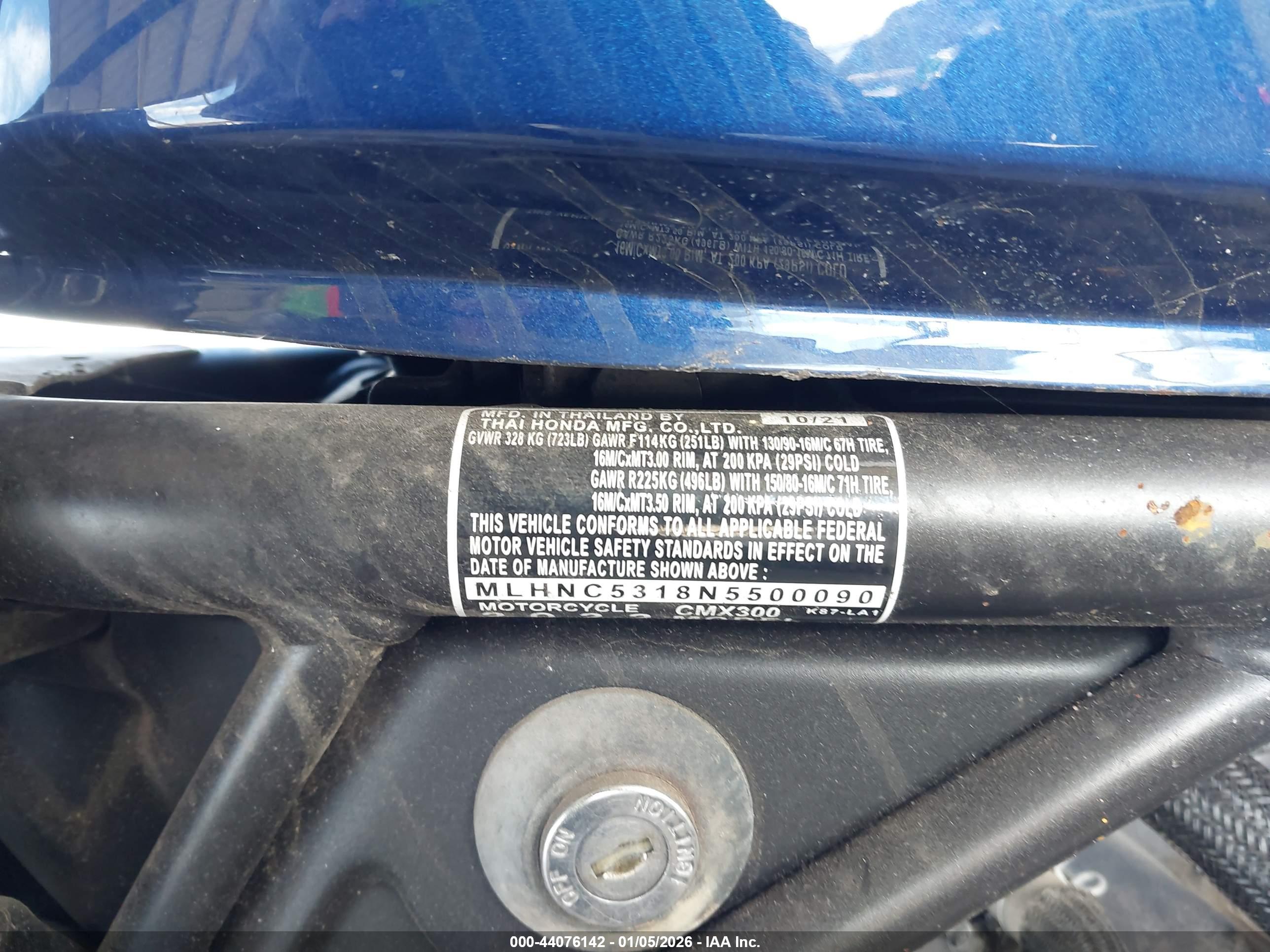 HONDA CMX300 image 10