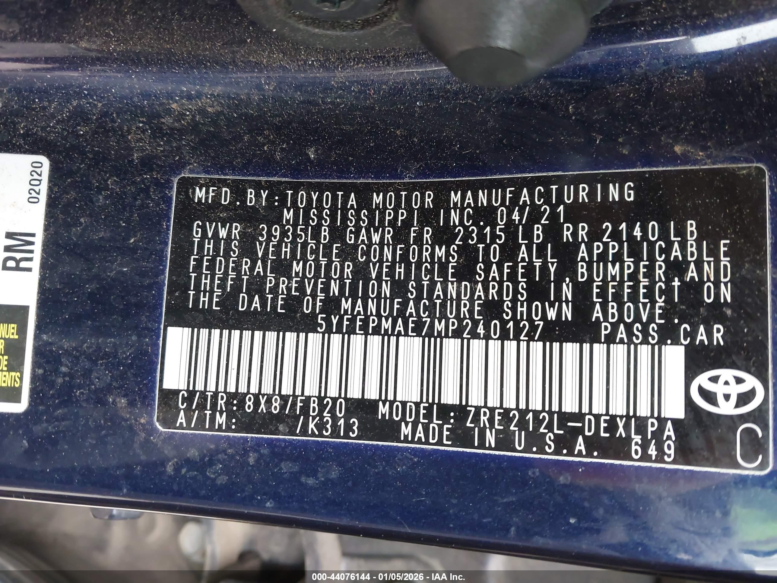 TOYOTA COROLLA image 9