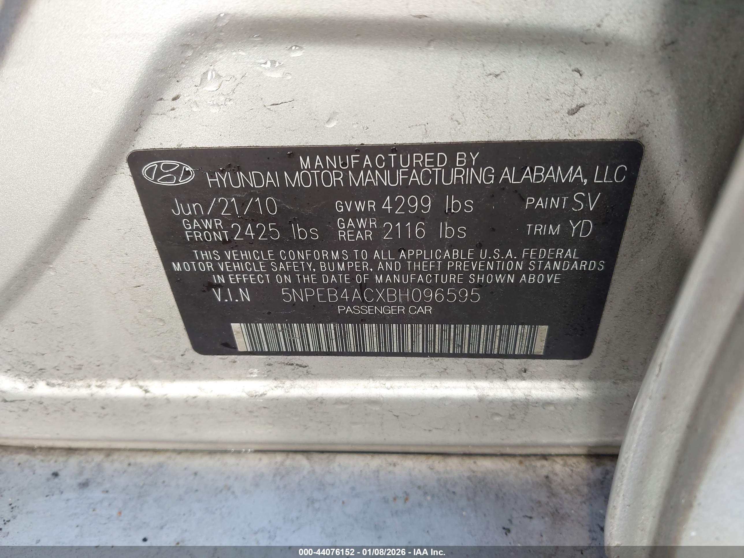 HYUNDAI SONATA image 9