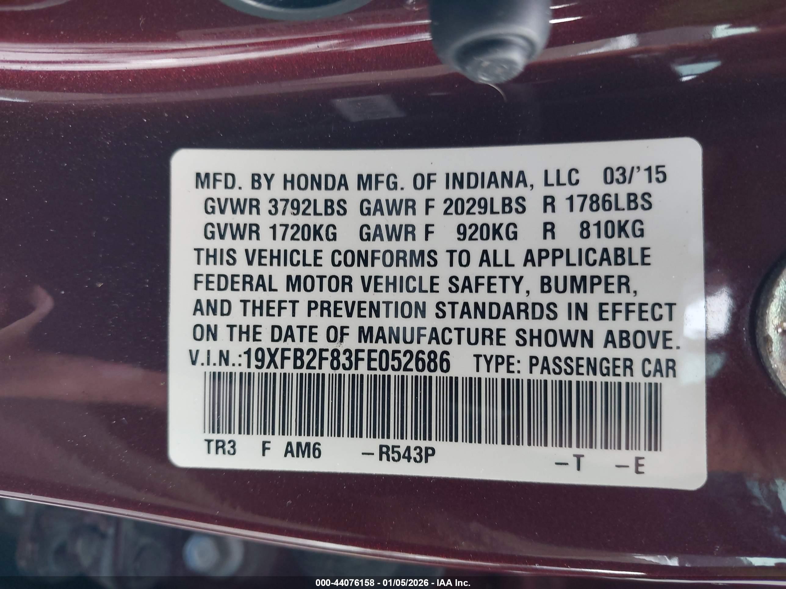 HONDA CIVIC image 9