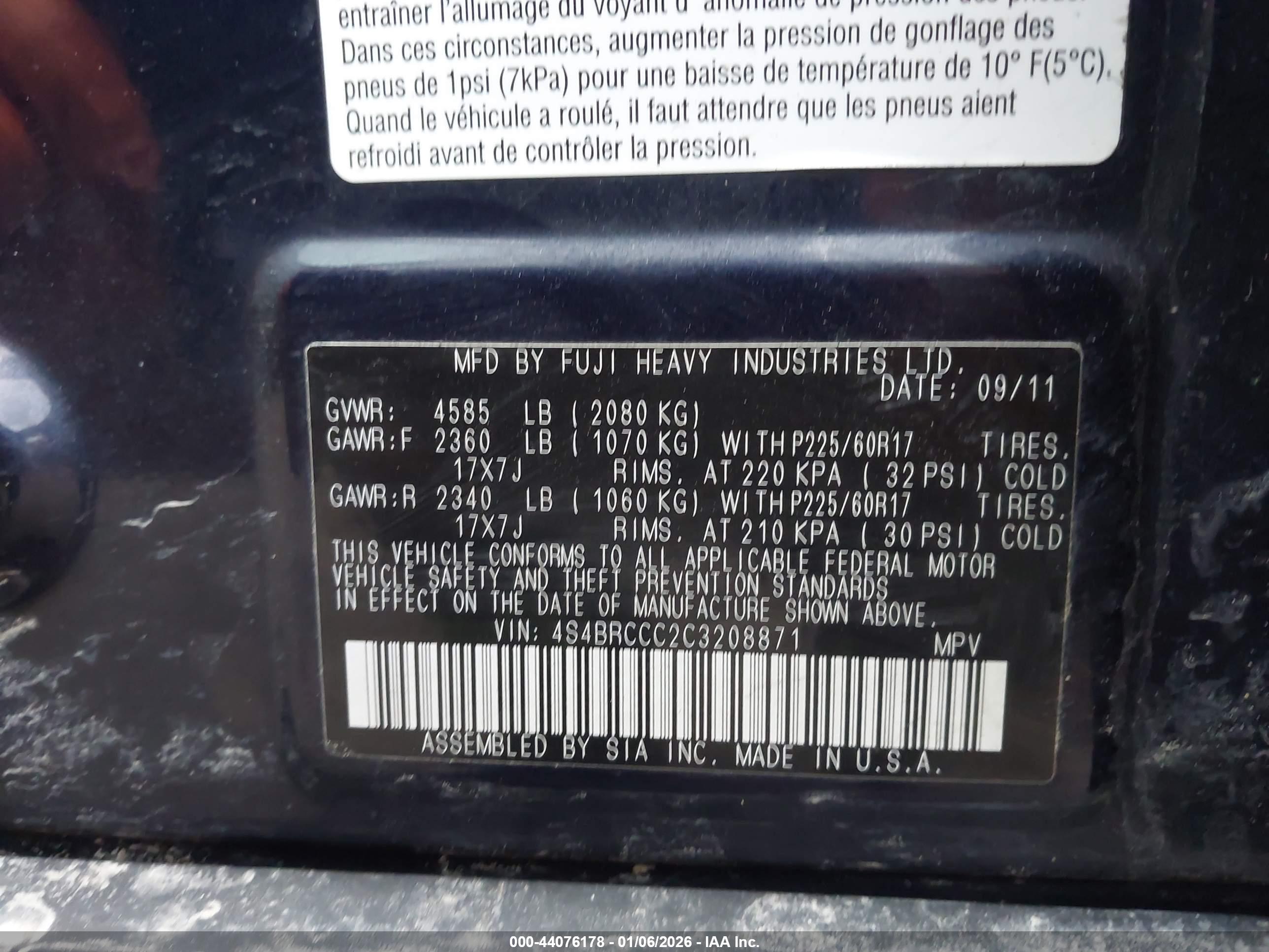 SUBARU OUTBACK image 9