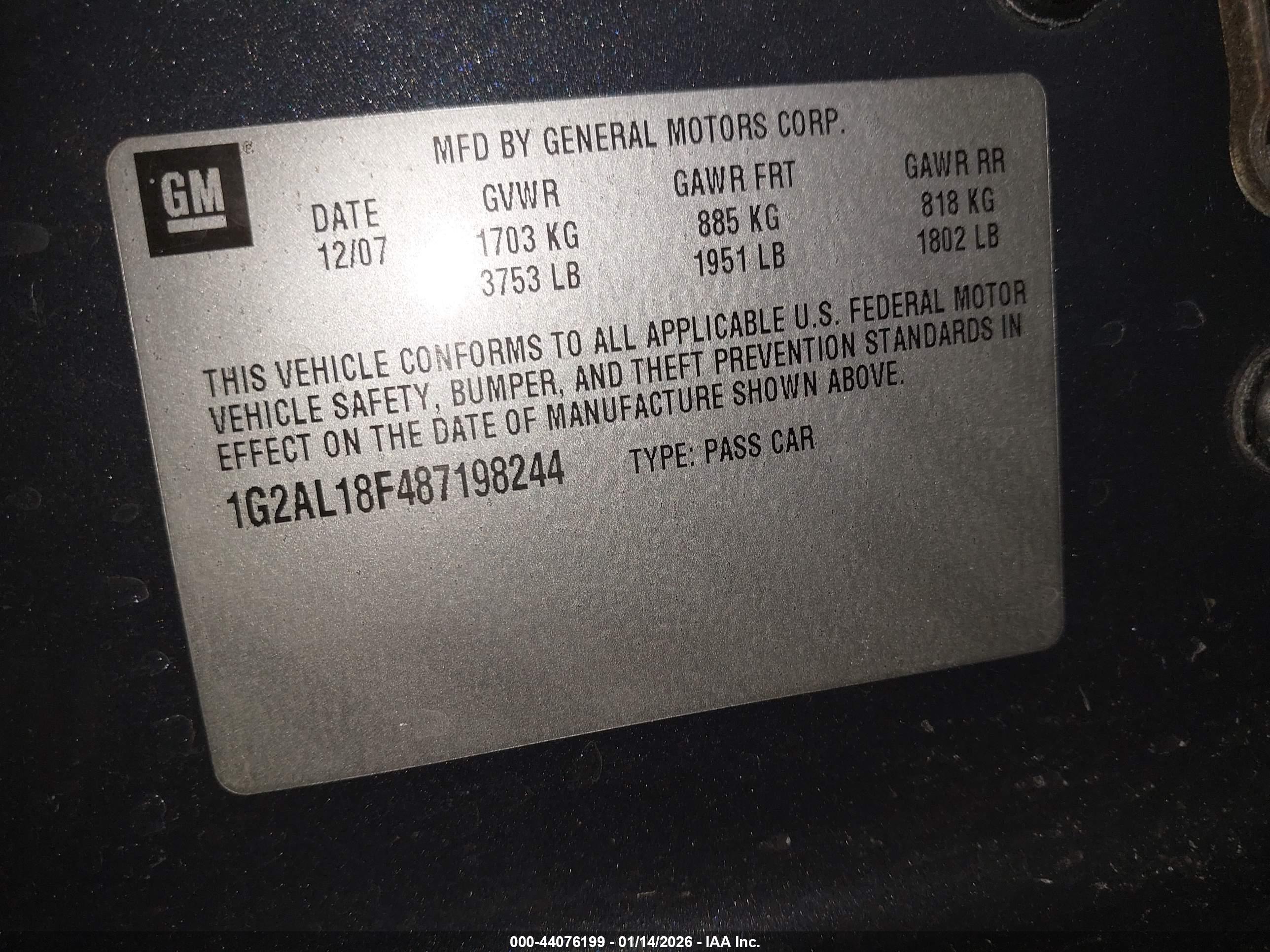 PONTIAC G5 image 9