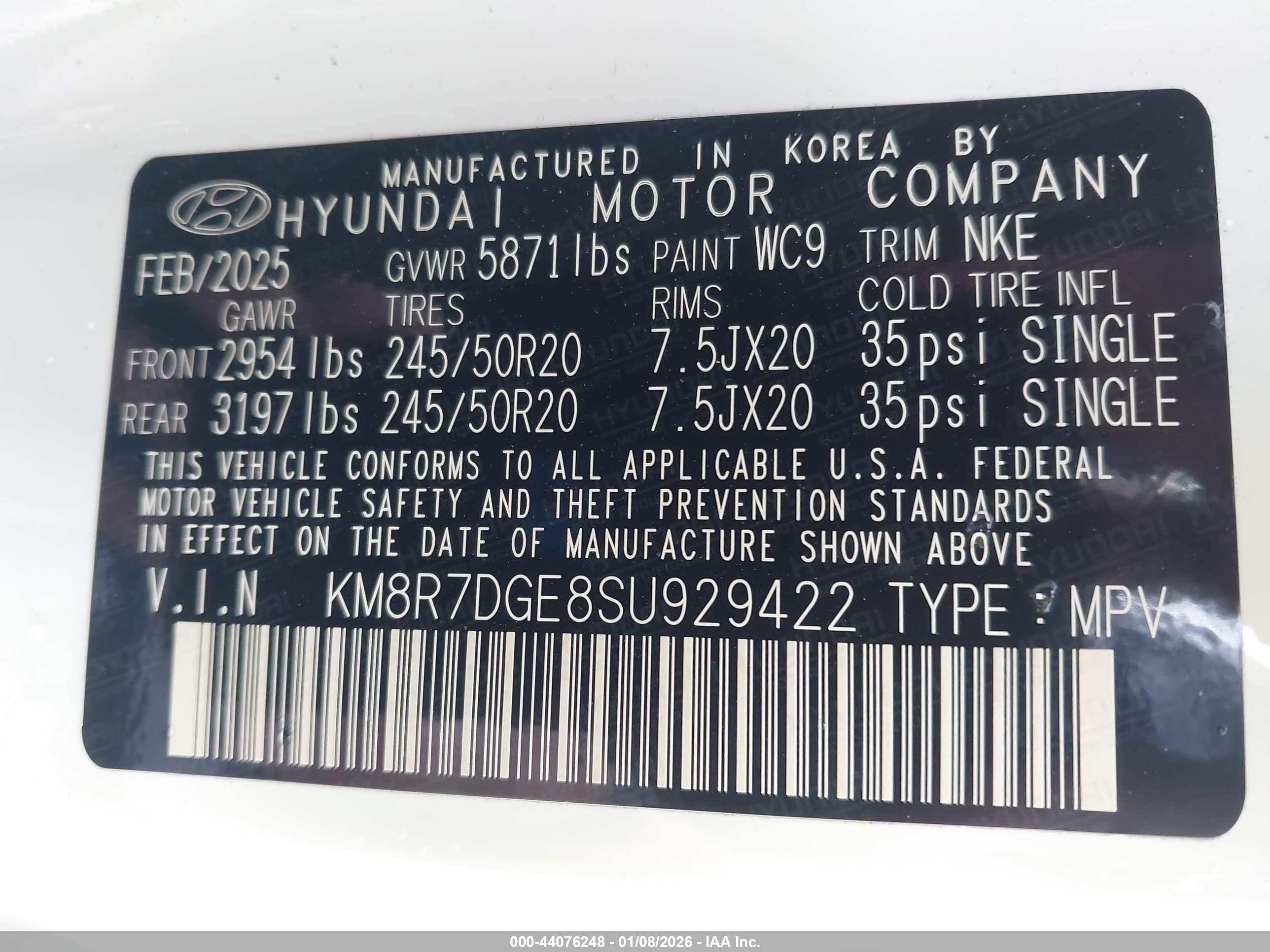 HYUNDAI PALISADE image 9