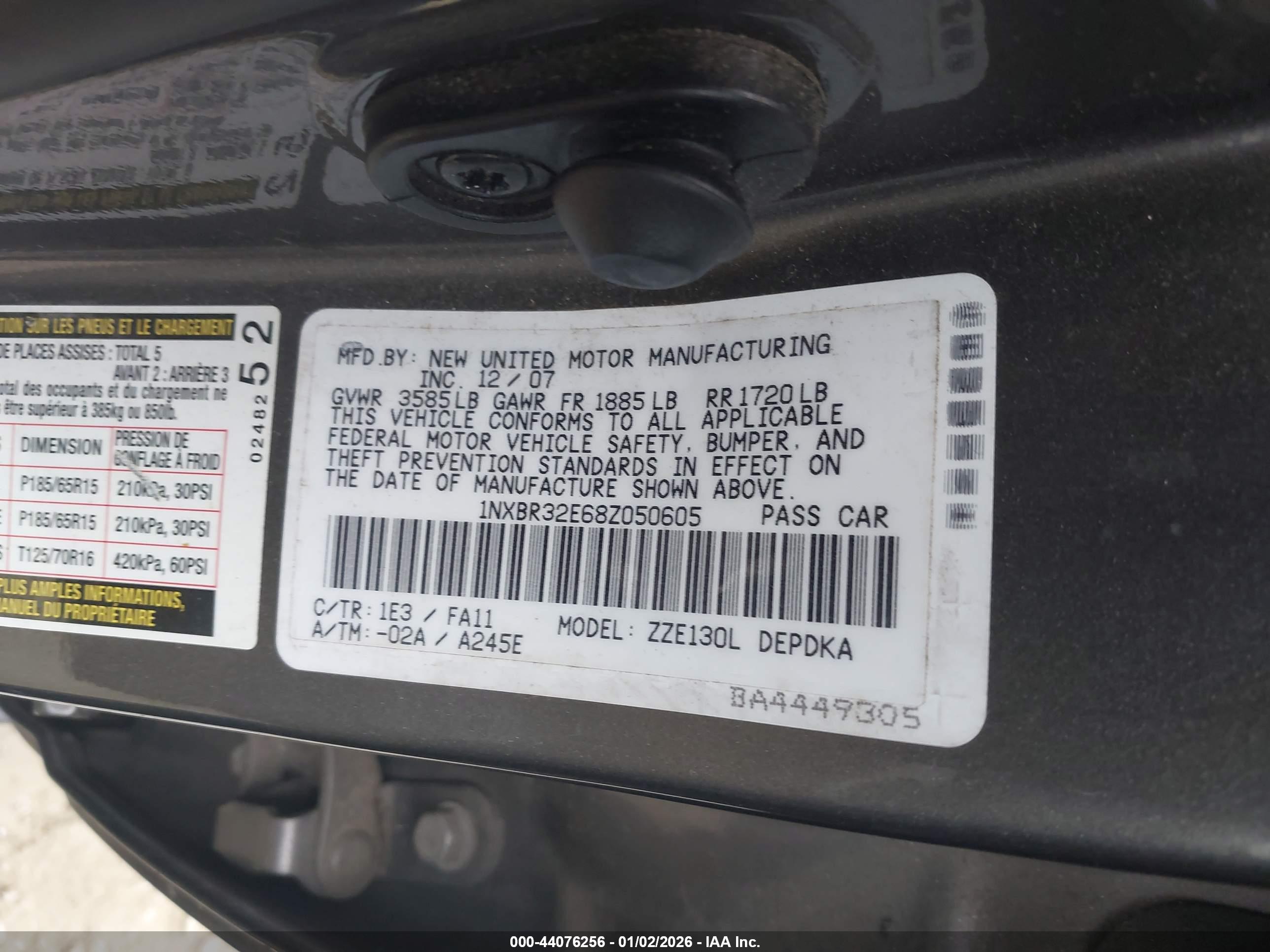 TOYOTA COROLLA image 9