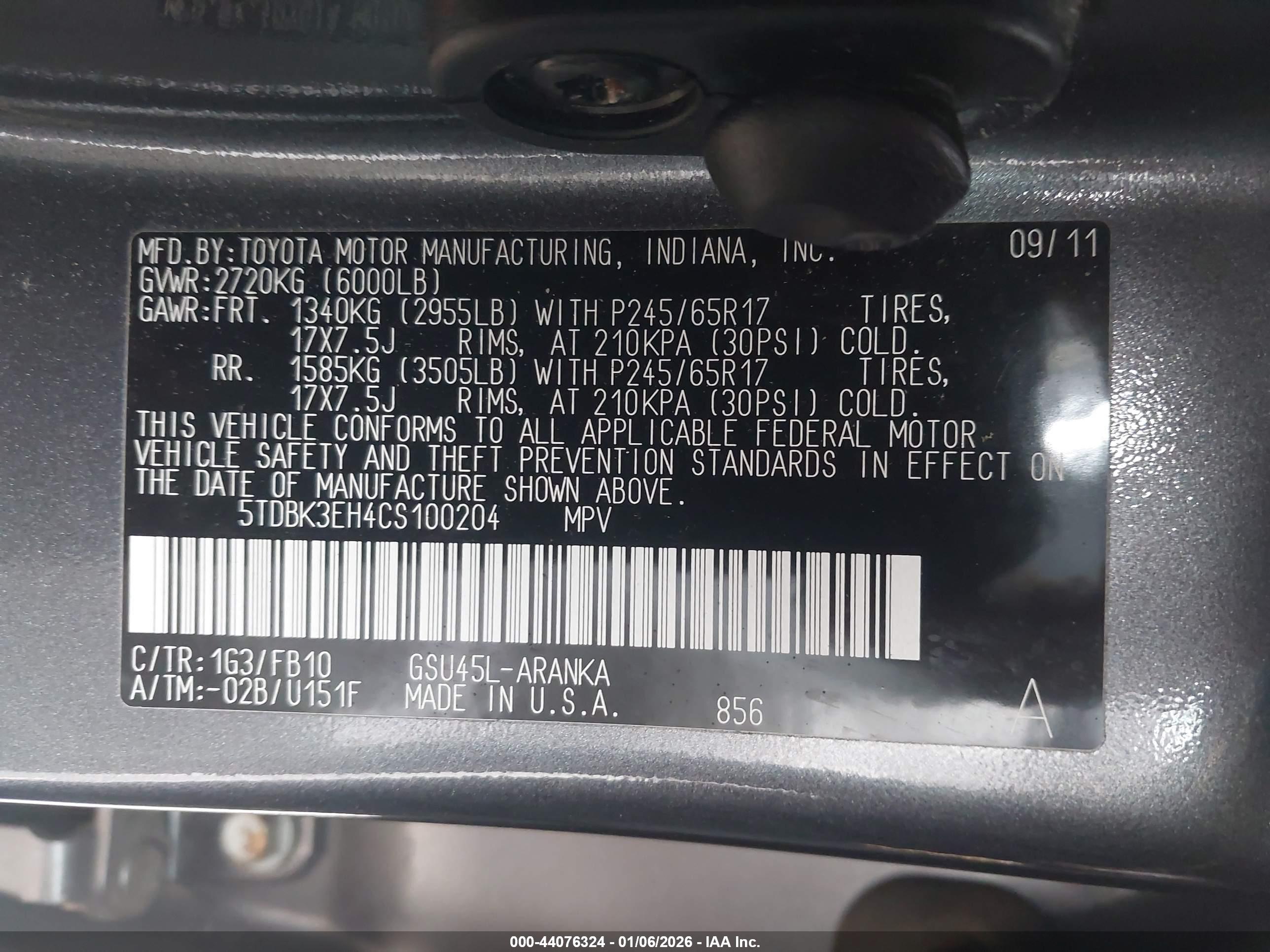 TOYOTA HIGHLANDER image 9