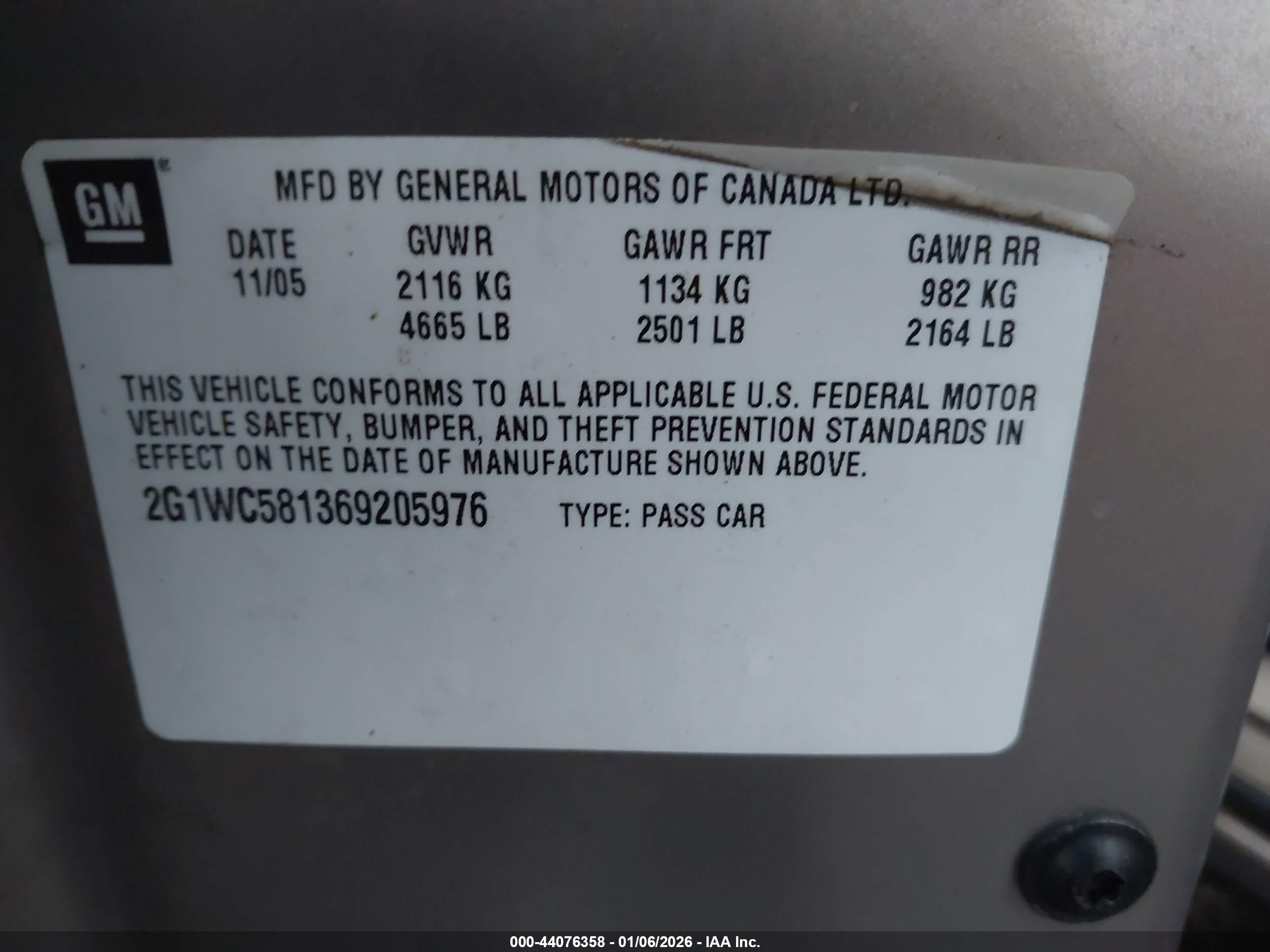 CHEVROLET IMPALA image 9