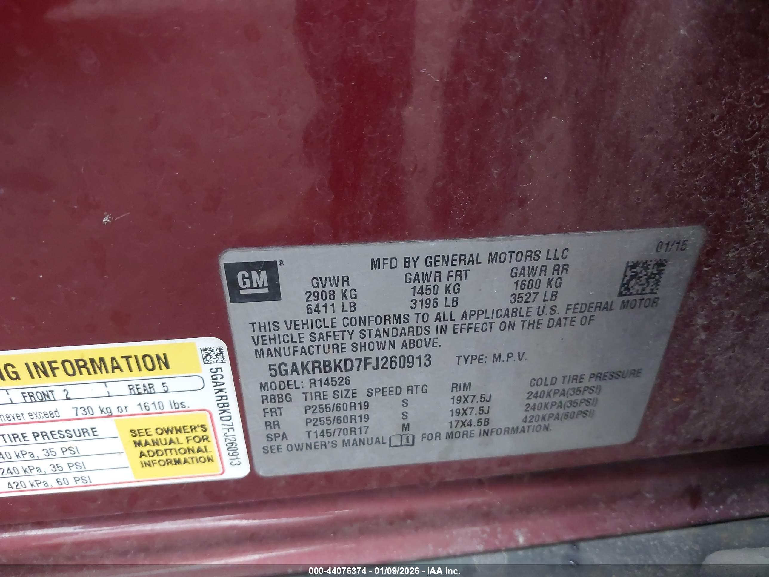 BUICK ENCLAVE image 9