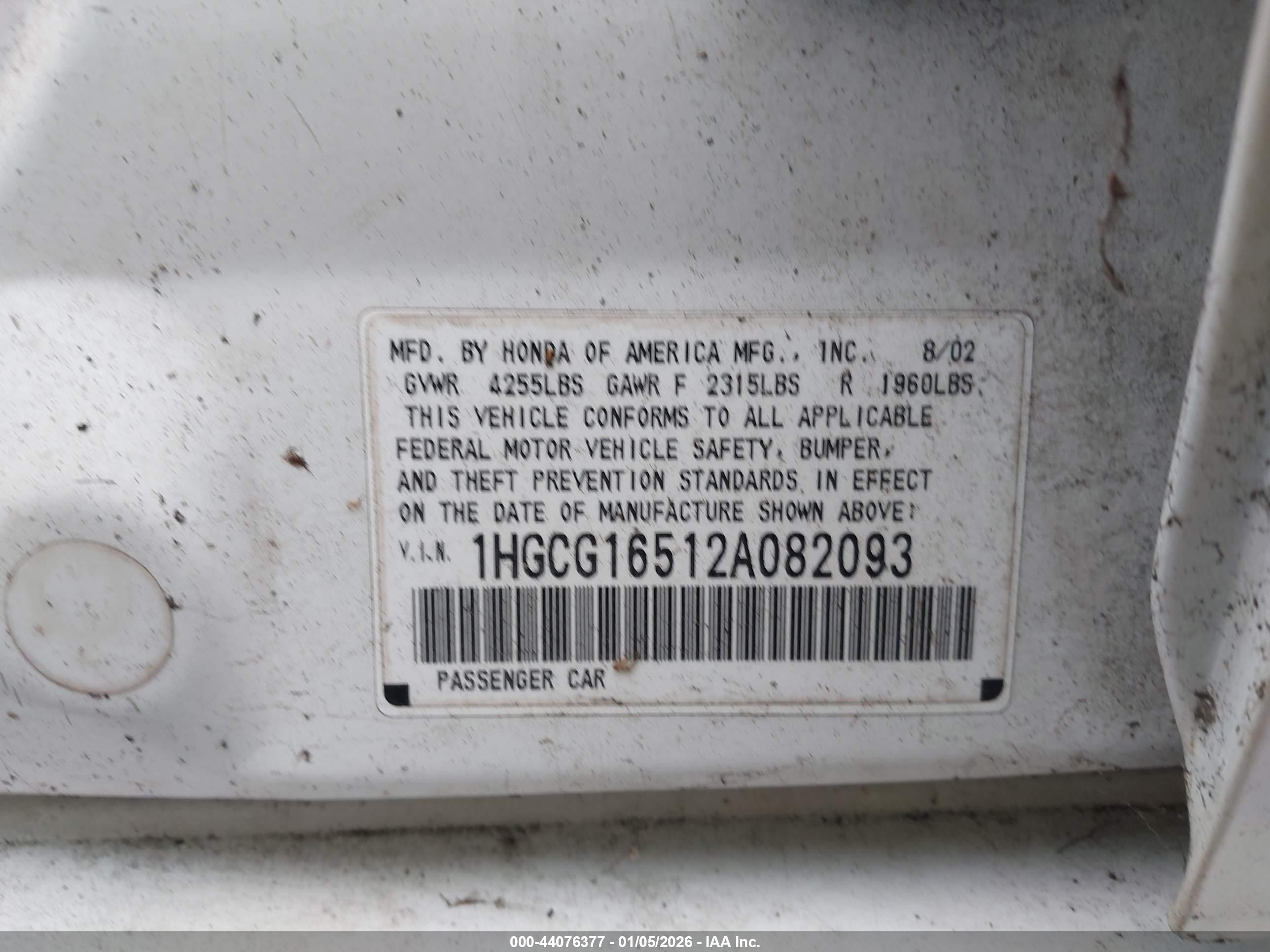 HONDA ACCORD image 9