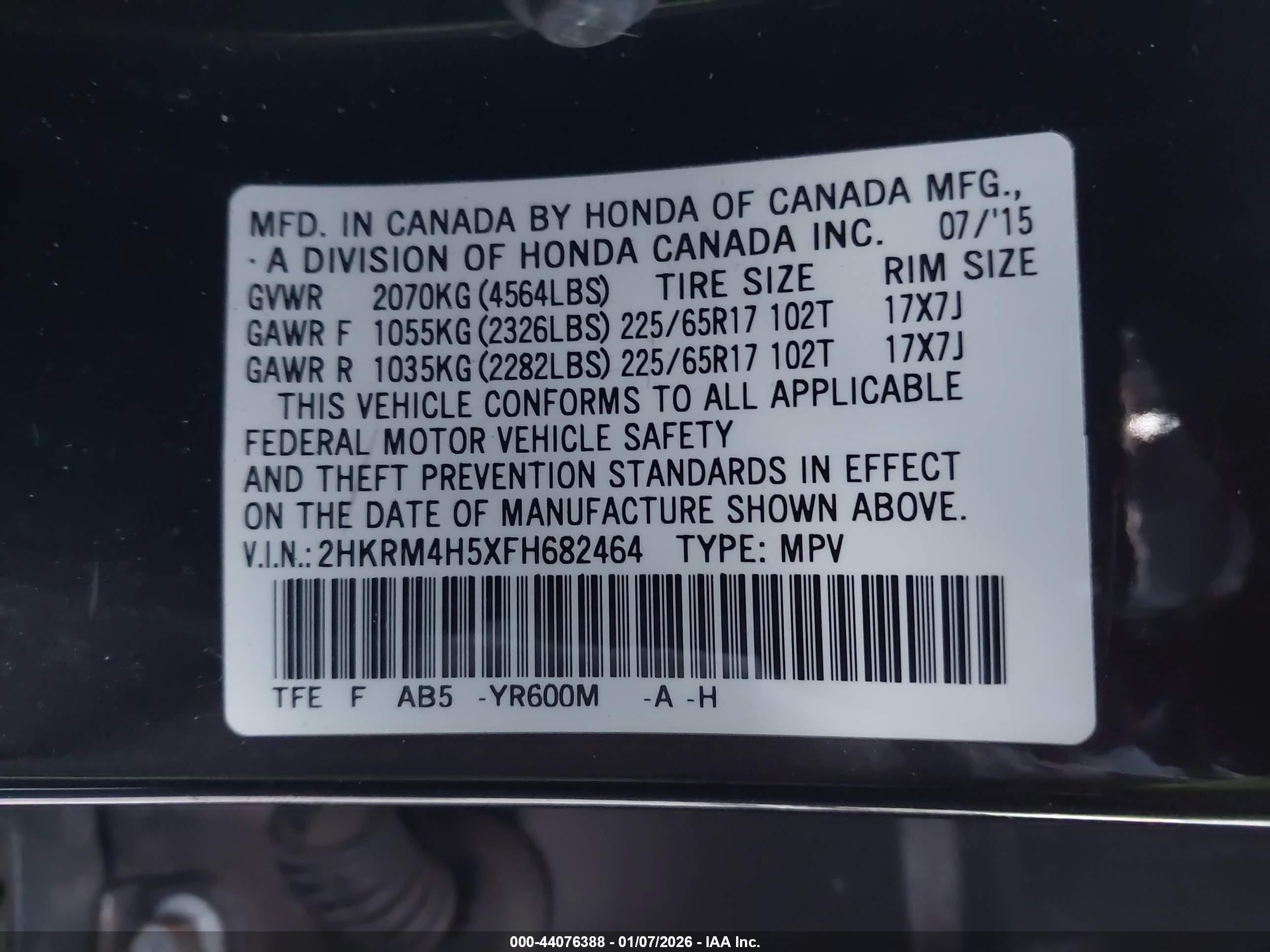 HONDA CR-V image 9
