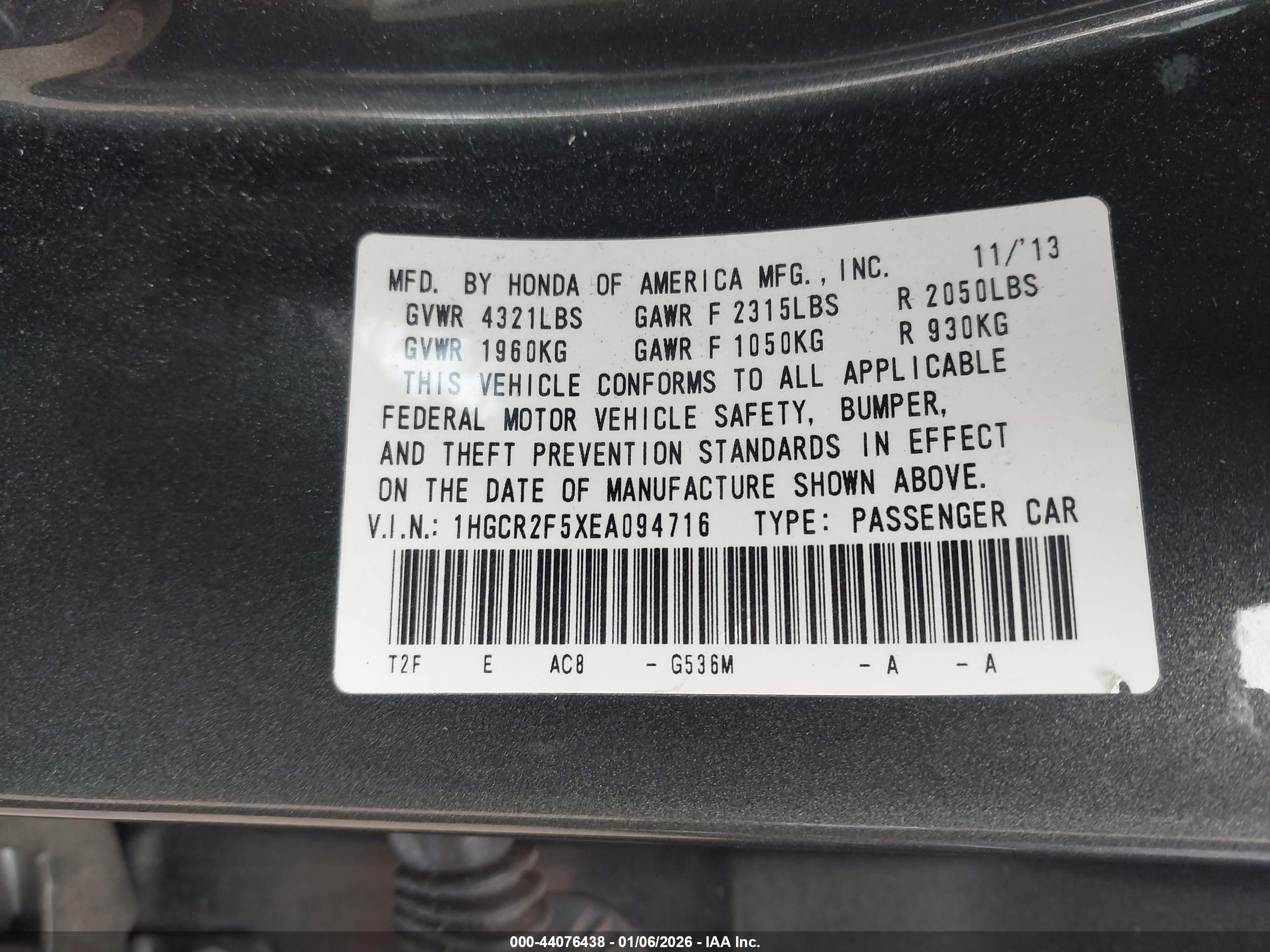 HONDA ACCORD image 9