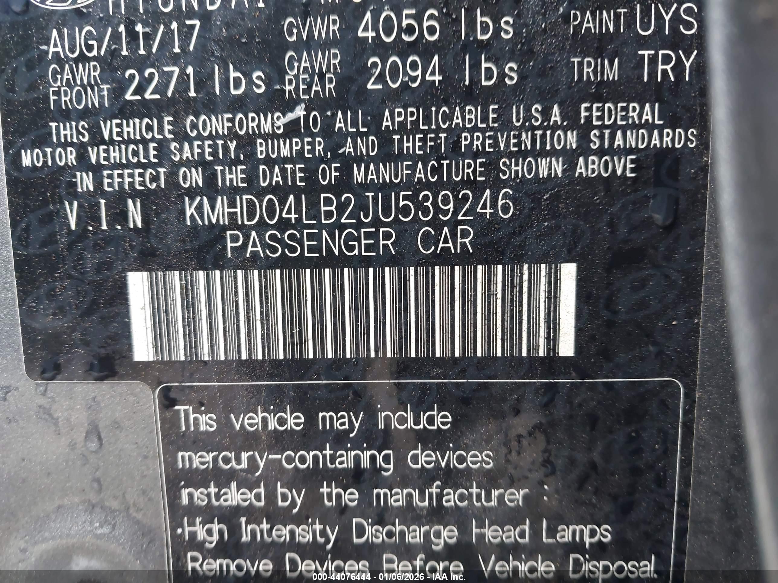 HYUNDAI ELANTRA image 9
